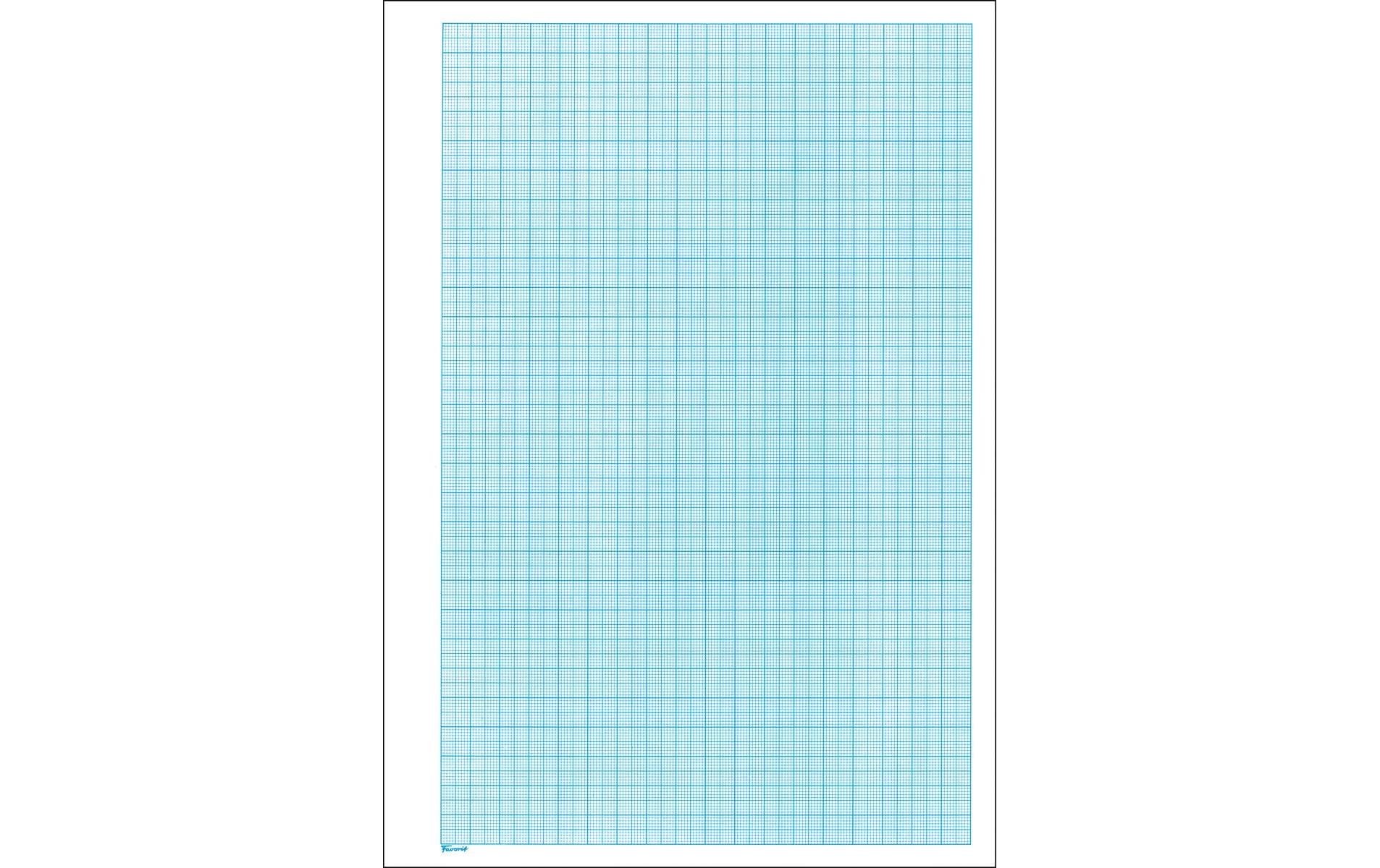 Favorit Notizblock 21 x 29.7 cm, 100 Blatt, Weiss/Blau Favorit Notizblock 21 x 29.7 cm, 100 Blatt, Weiss/Blau