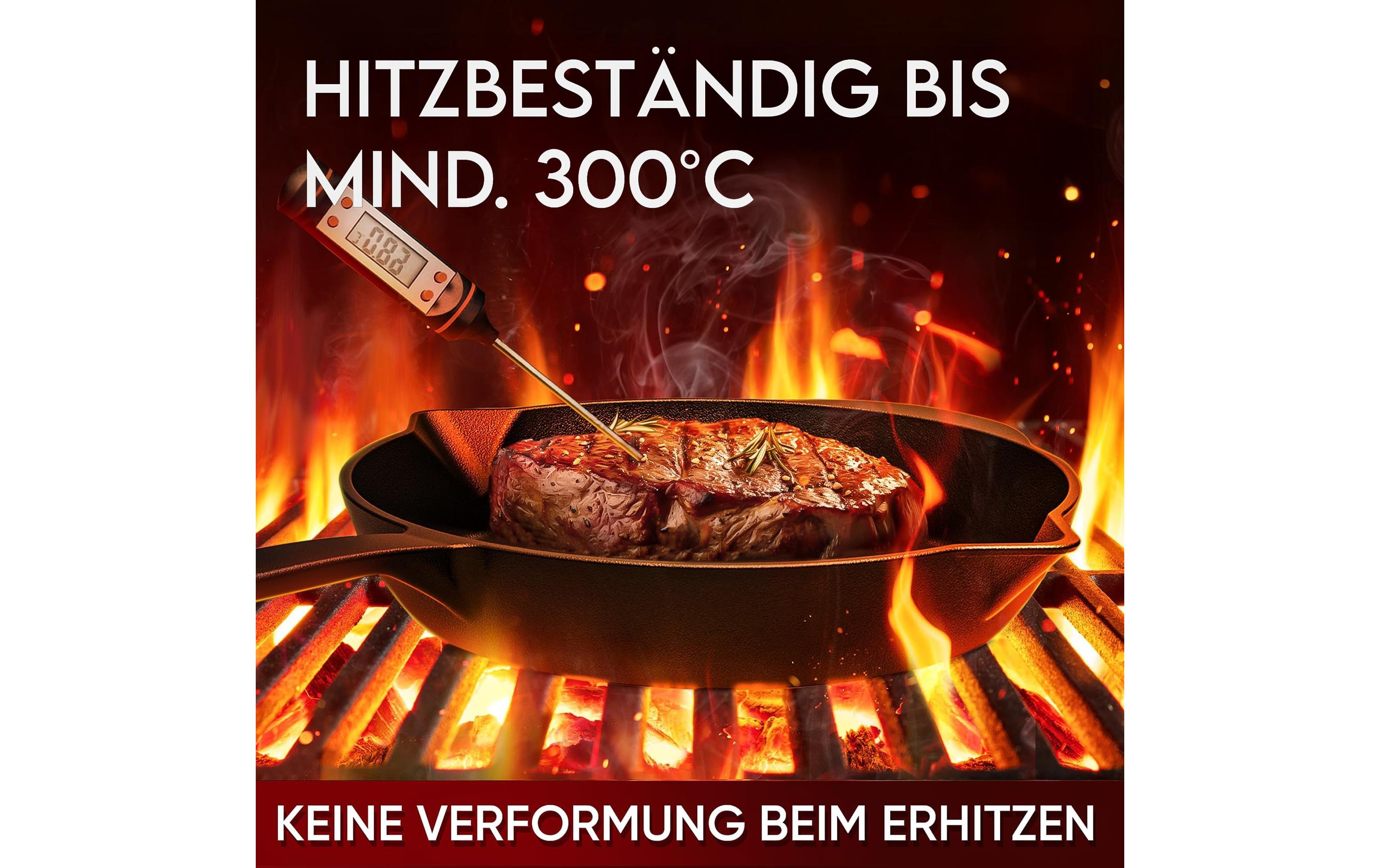 Gusskoenig Bratpfanne 30 cm mit Ledergriff