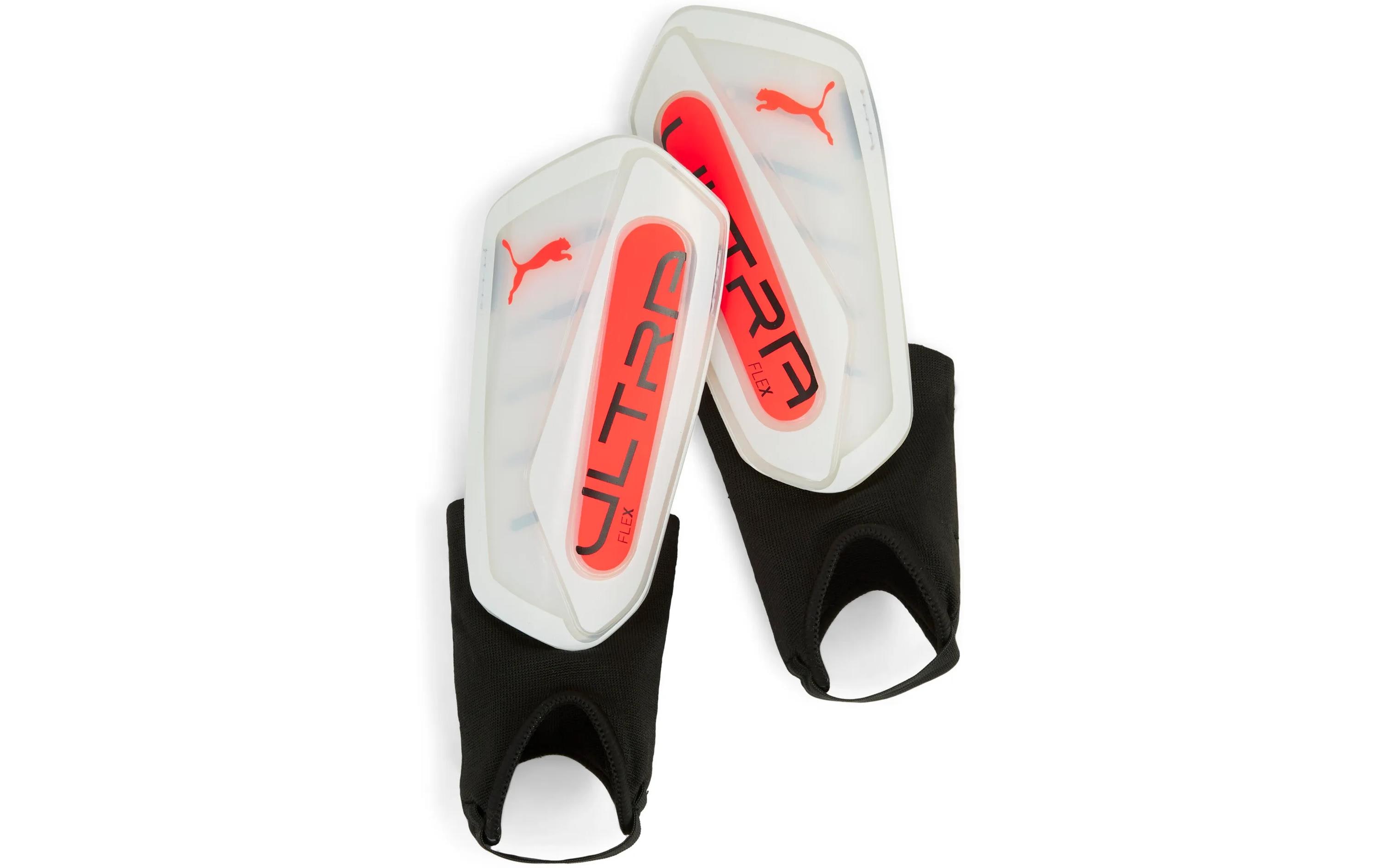 PUMA Shinguards Ultra Flex Ankle XS, Weiss