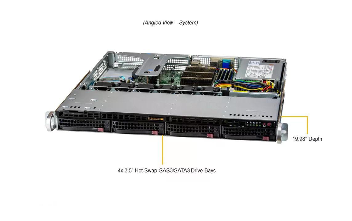 Supermicro Barebone UP SuperServer SYS-510T-M