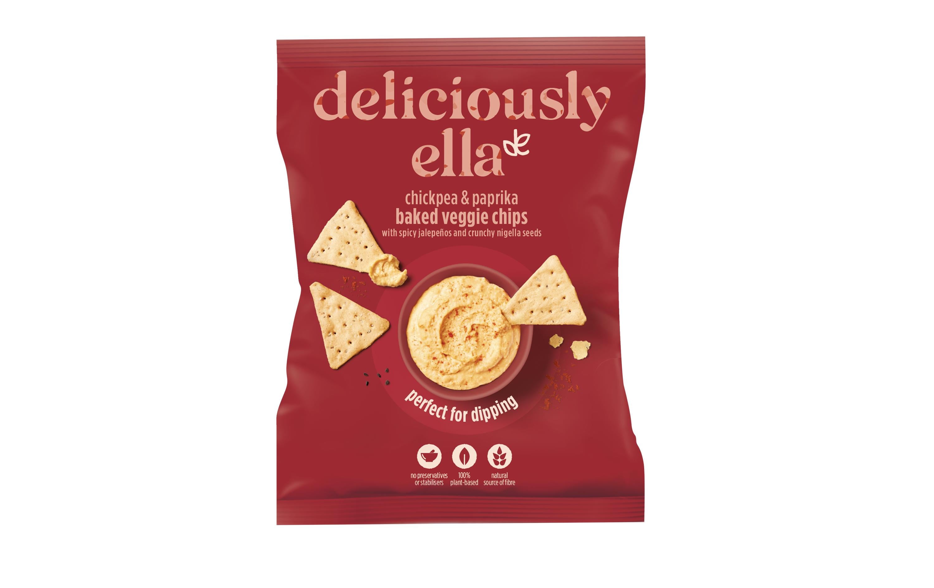 Deliciously Ella Chickpea & Paprika Chips 100 g