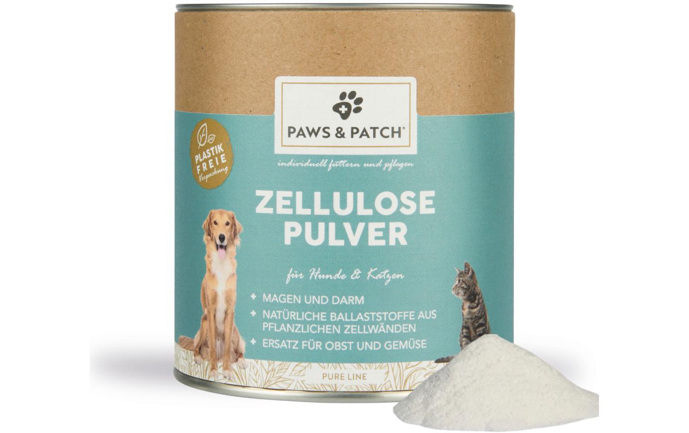 Paws & Patch Hunde-Nahrungsergänzung Zellulose Pulver 150 g Paws & Patch Hunde-Nahrungsergänzung Zellulose Pulver 150 g