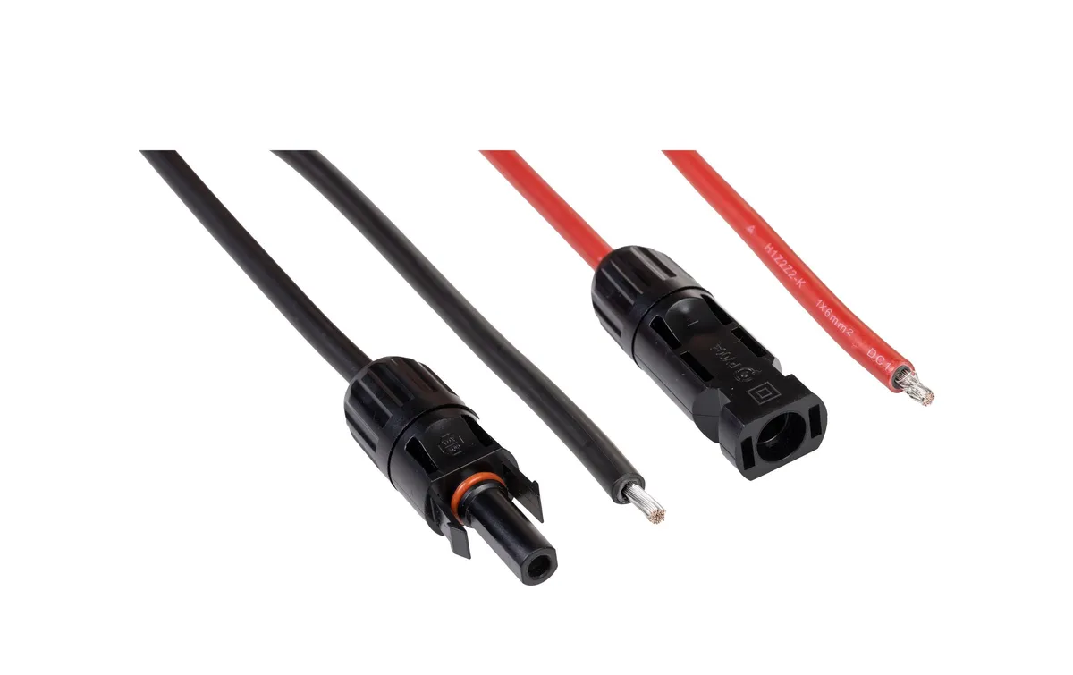 FURBER.power Solarkabel 6 mm² FC4 - offen, Set, 5 m FURBER.power Solarkabel 6 mm² FC4 - offen, Set, 5 m