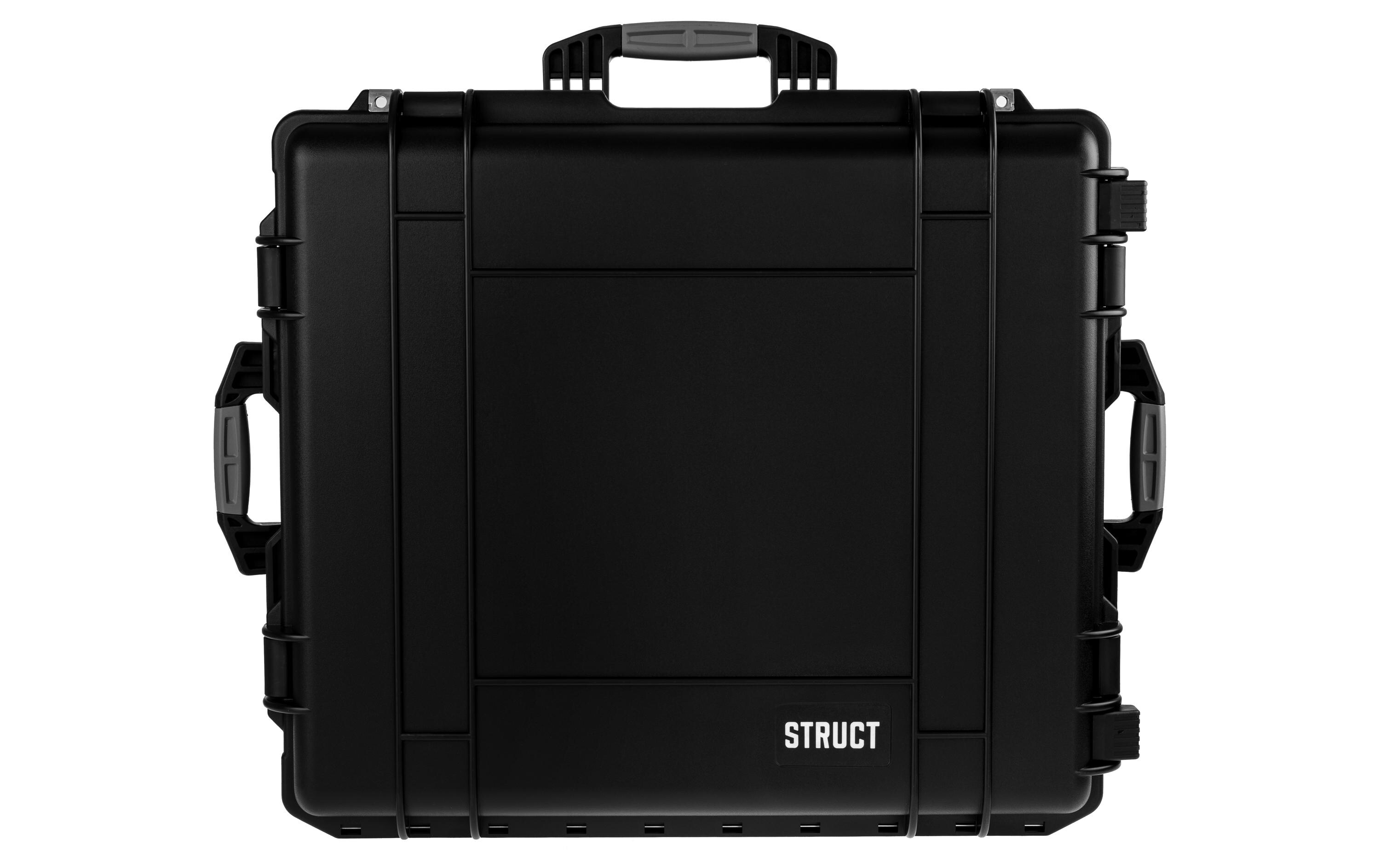 STRUCT Schutzkoffer mit Schaumstoffeinlage, 116.8 l, Schwarz