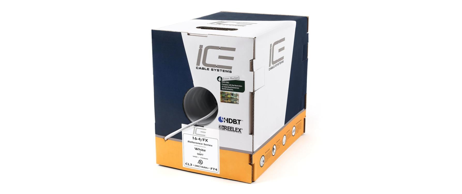 ICE Cable Systems Lautsprecherkabel 14-FX Weiss