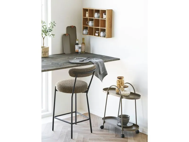 House Nordic Servierwagen Empoli 60 x 27.5 x 64 cm, Braun House Nordic Servierwagen Empoli 60 x 27.5 x 64 cm, Braun