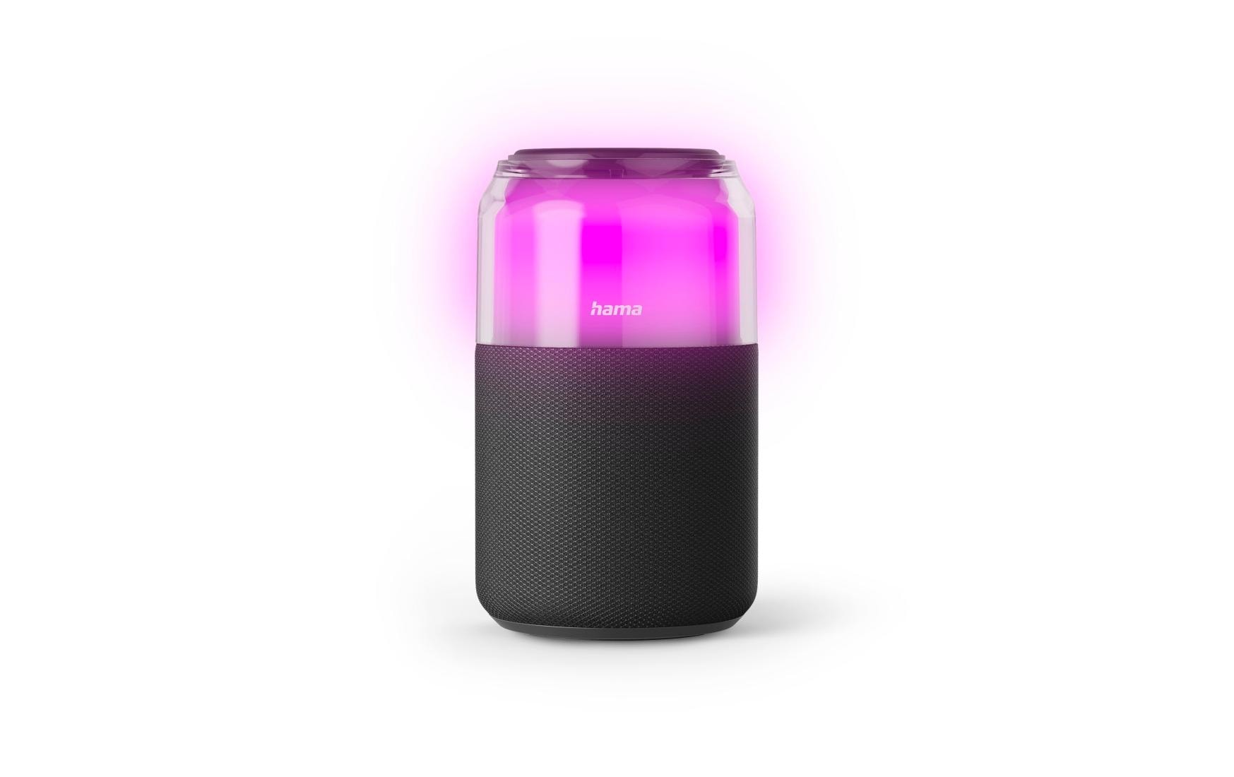 Hama Bluetooth Speaker Can 4 LED Modi 5 W Schwarz