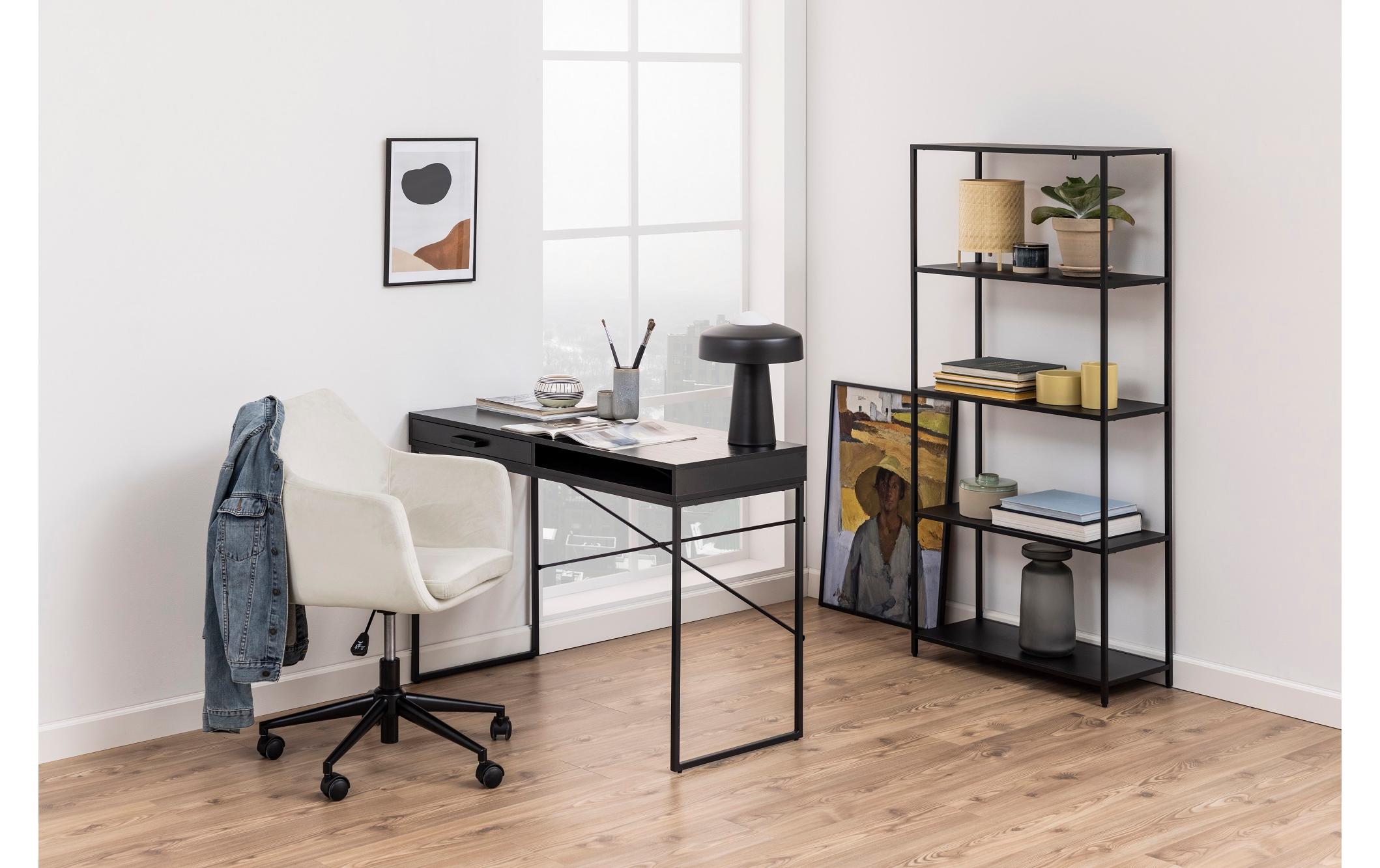 AC Design Bürostuhl Nora, mit Polsterrücken und Armlehnen, Sand