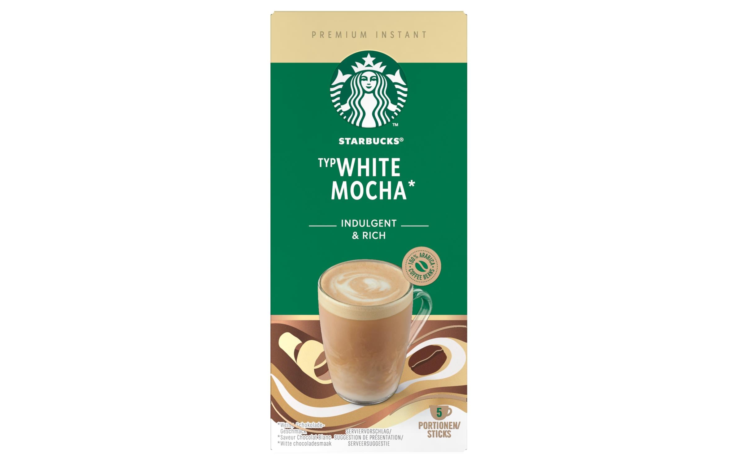 Starbucks Instant Kaffee White Mocha 5 Stück