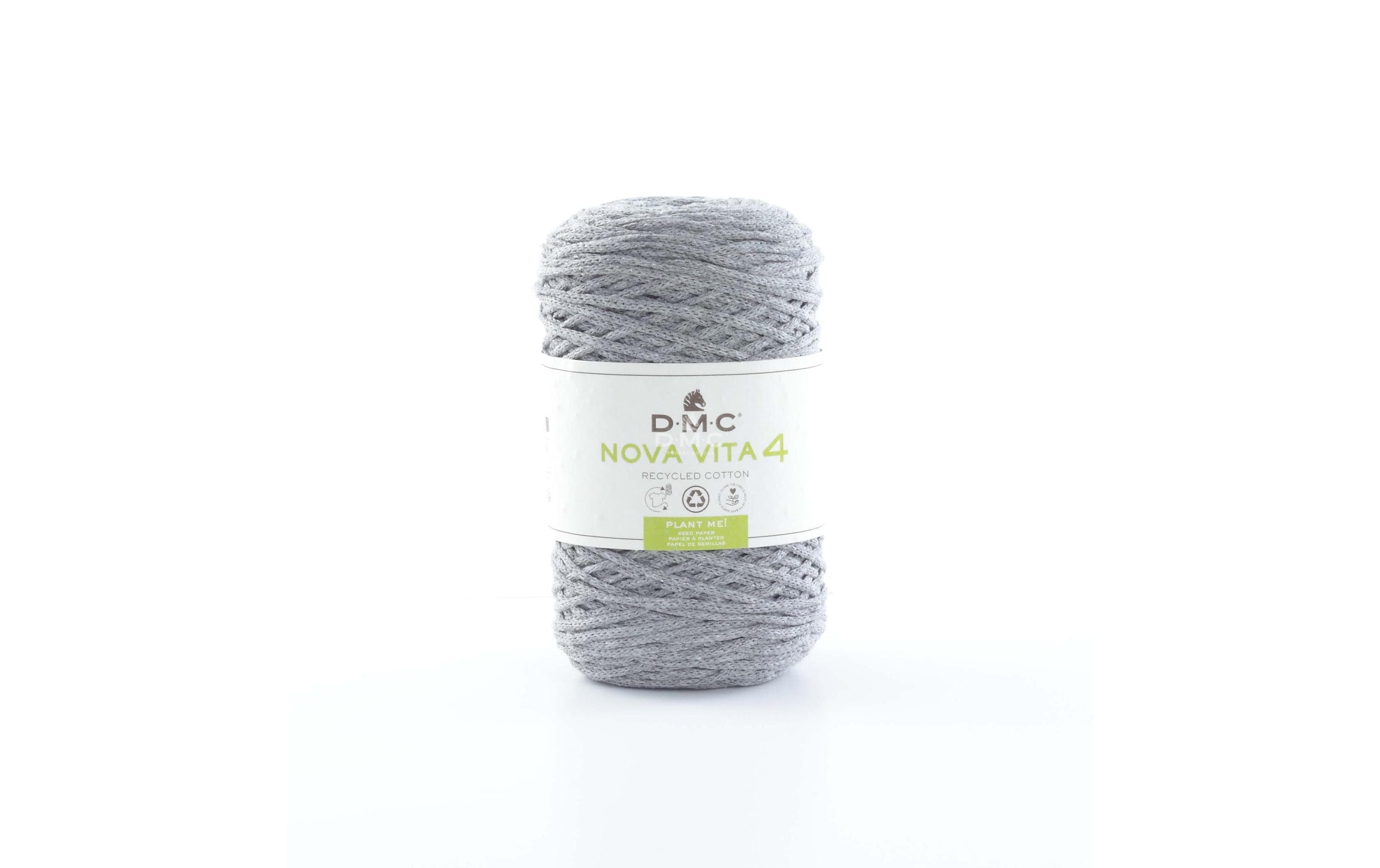 DMC Wolle Nova Vita Makramee Cord 2 mm 250 g Hellgrau