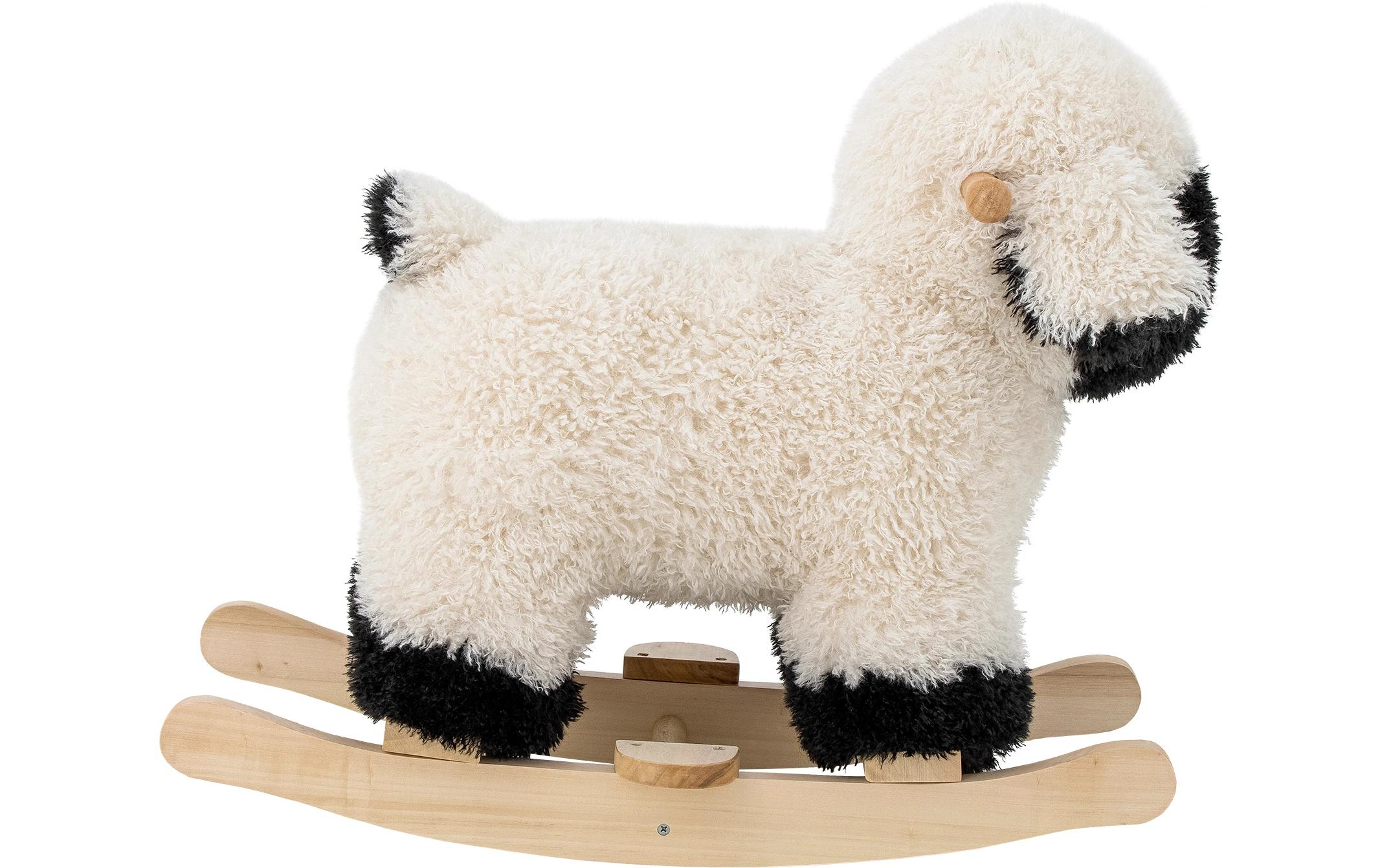 Bloomingville Schaukeltier Dolly Schaf Weiss