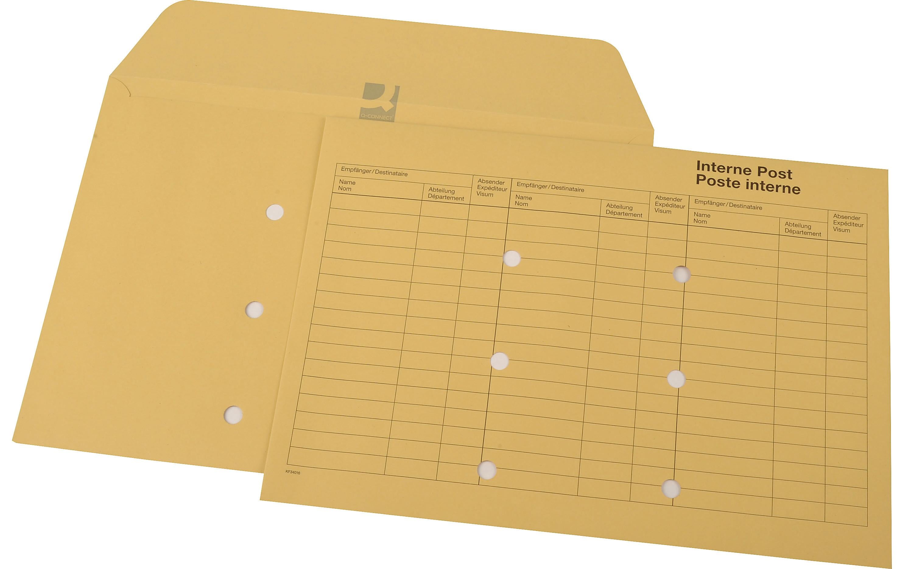 CONNECT Couvert C4 für interne Post, 100 Stück CONNECT Couvert C4 für interne Post, 100 Stück