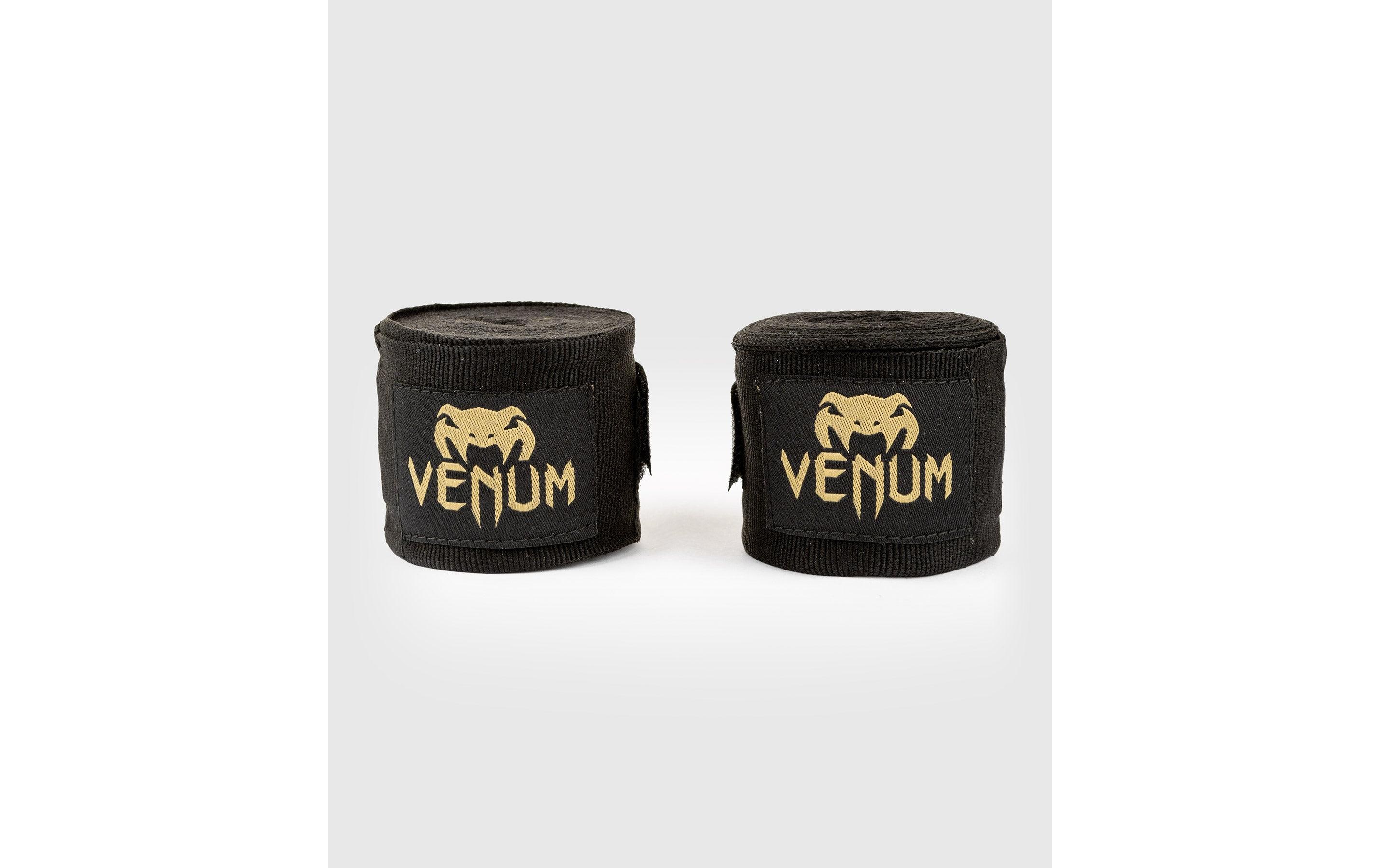Venum Kontact Boxing Handwraps 4.5 m, Gold/Schwarz
