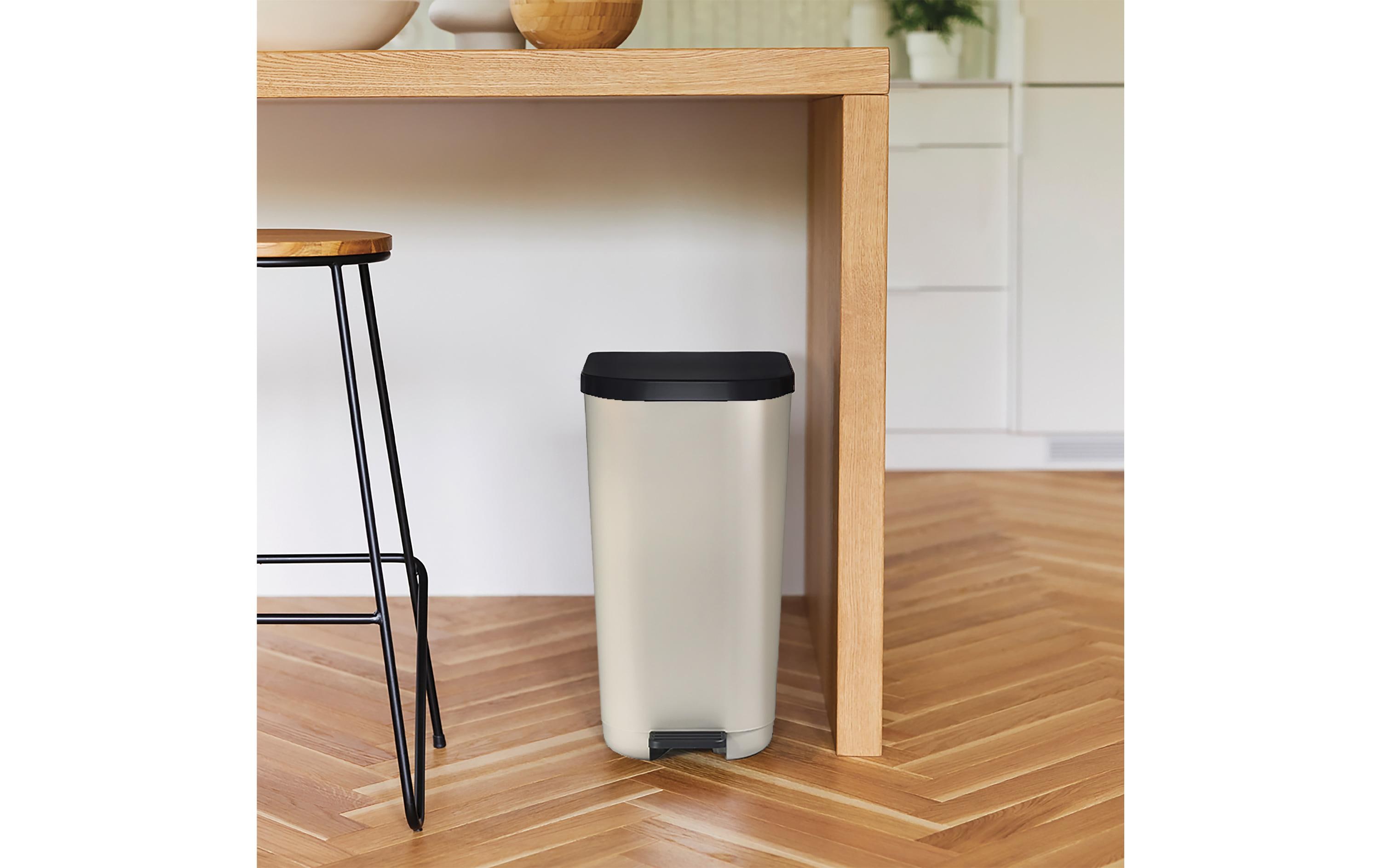 MSV Abfalleimer Harper 35 l, Weiss