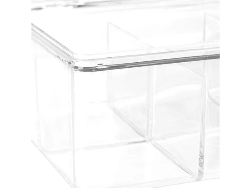 relaxdays Teebeutel-Box Transparent relaxdays Teebeutel-Box Transparent