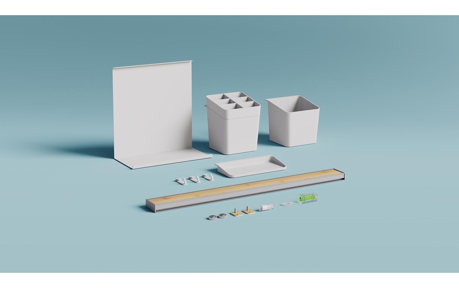 tesa Kombi Set M Bambus/Weiss