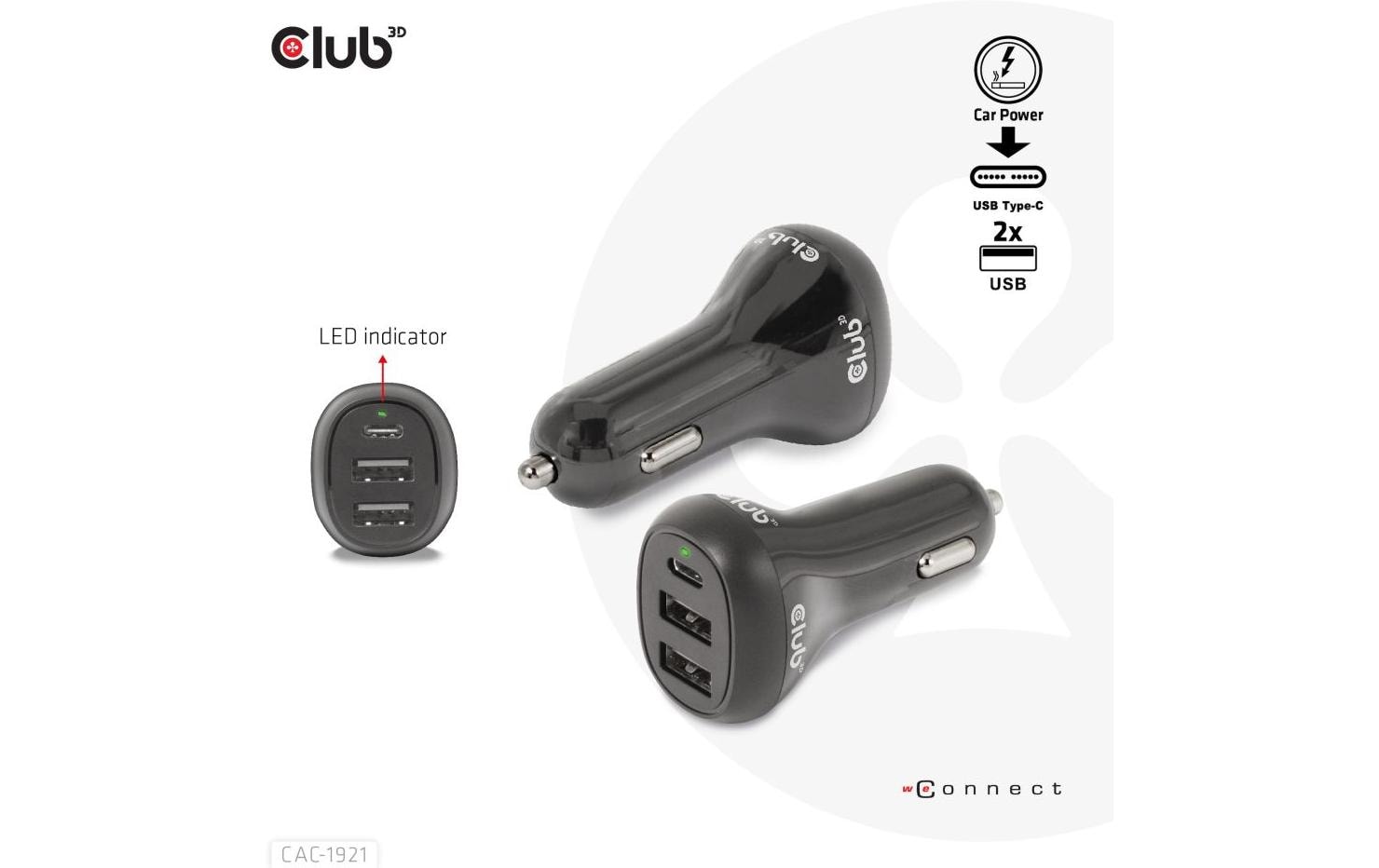 Club 3D Autoladegerät CAC-1921