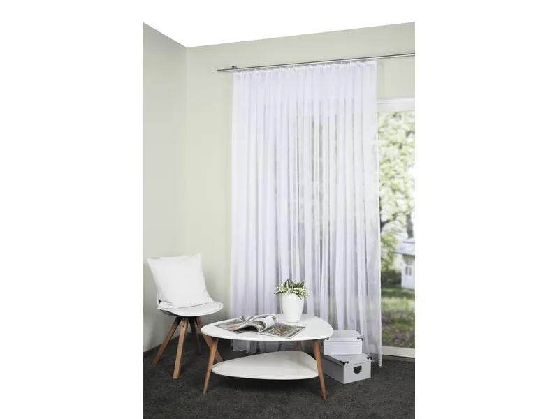 Stotz Decor AG Tagvorhang mit Faltenband und Gleiter Chur 300 cm x 145 cm