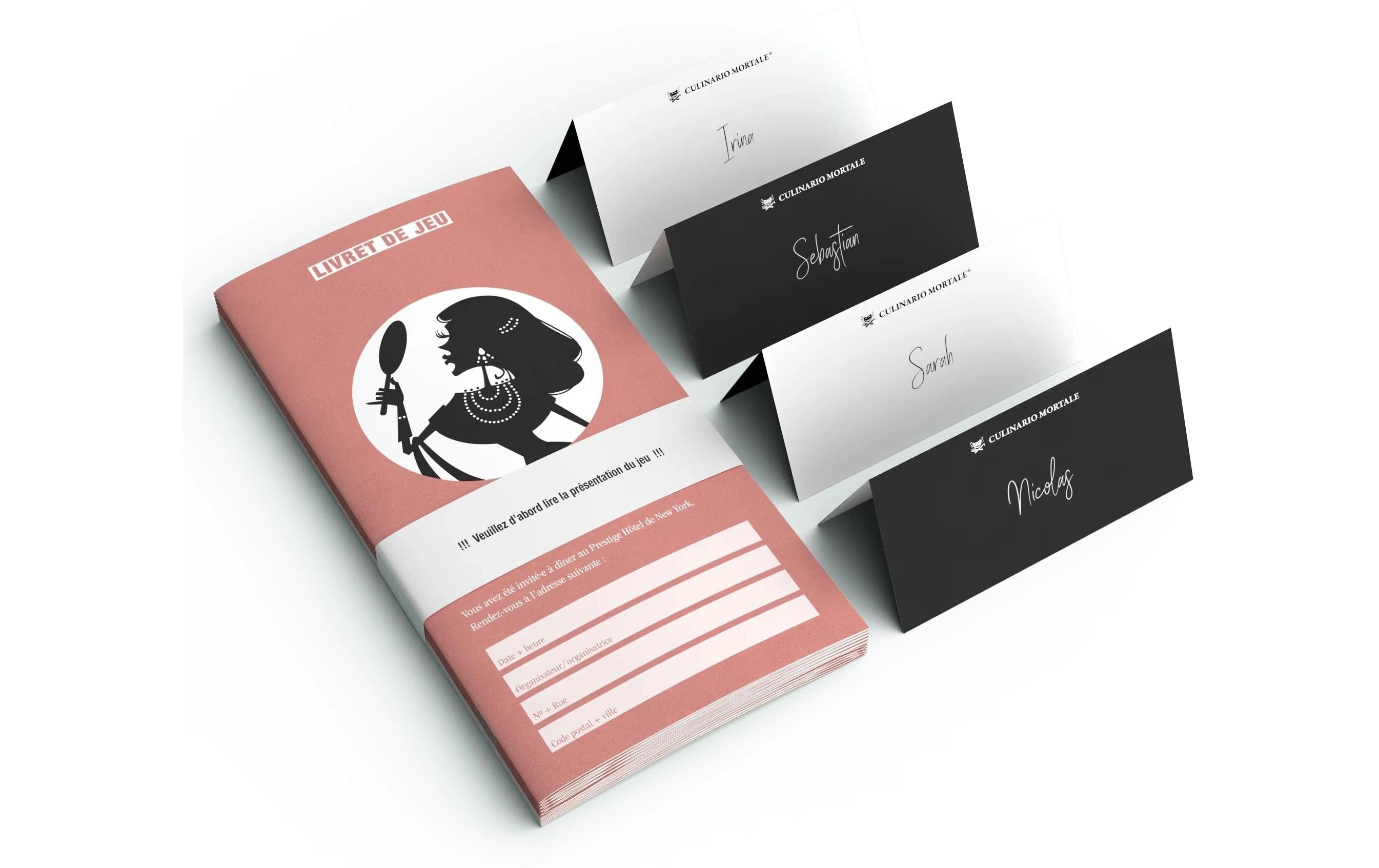 Culinario Mortale Partyspiel Meurtre au Prestige Hôtel