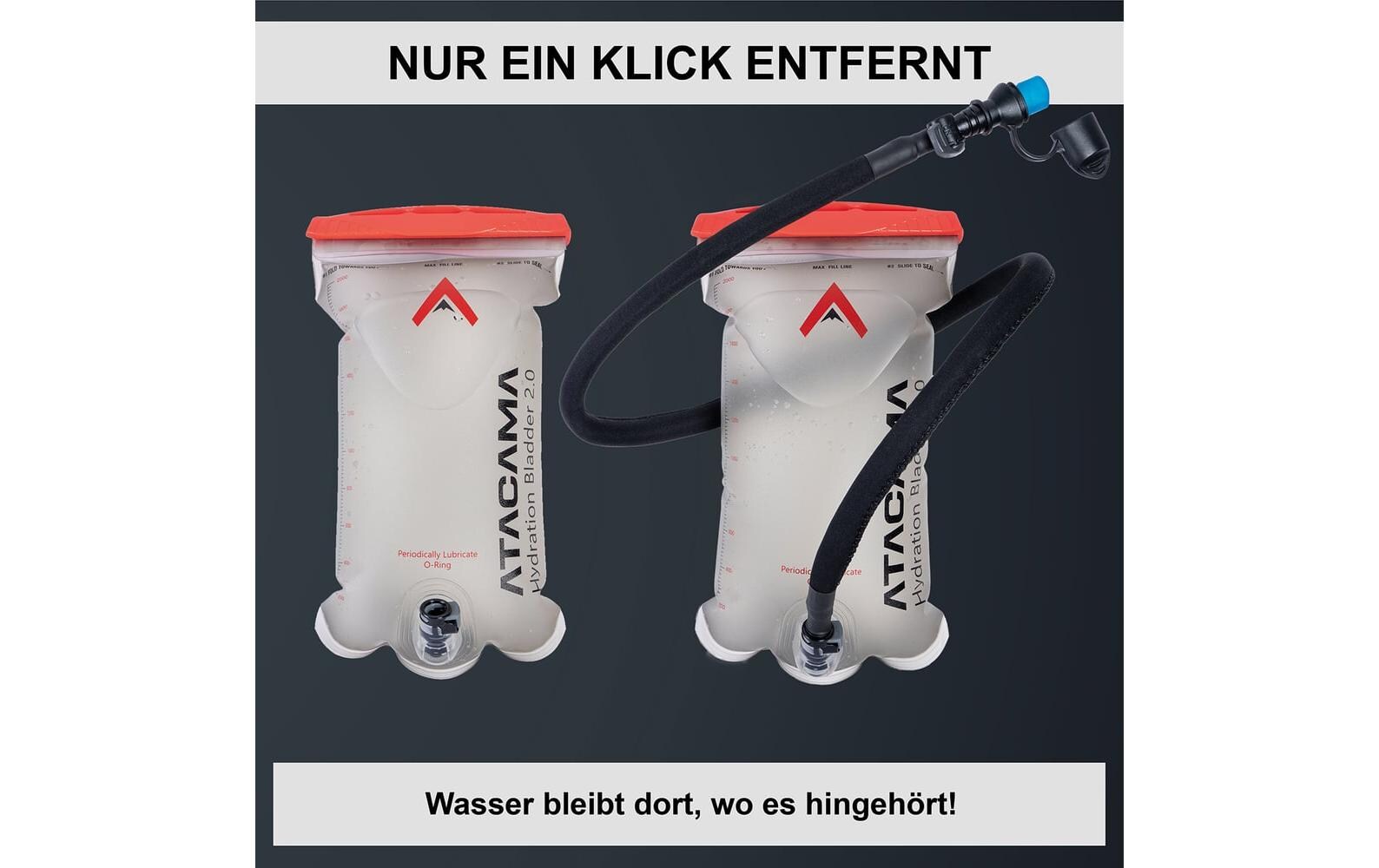 Atacama ATACAMA Trinkblase 2 Liter für Trinksystem