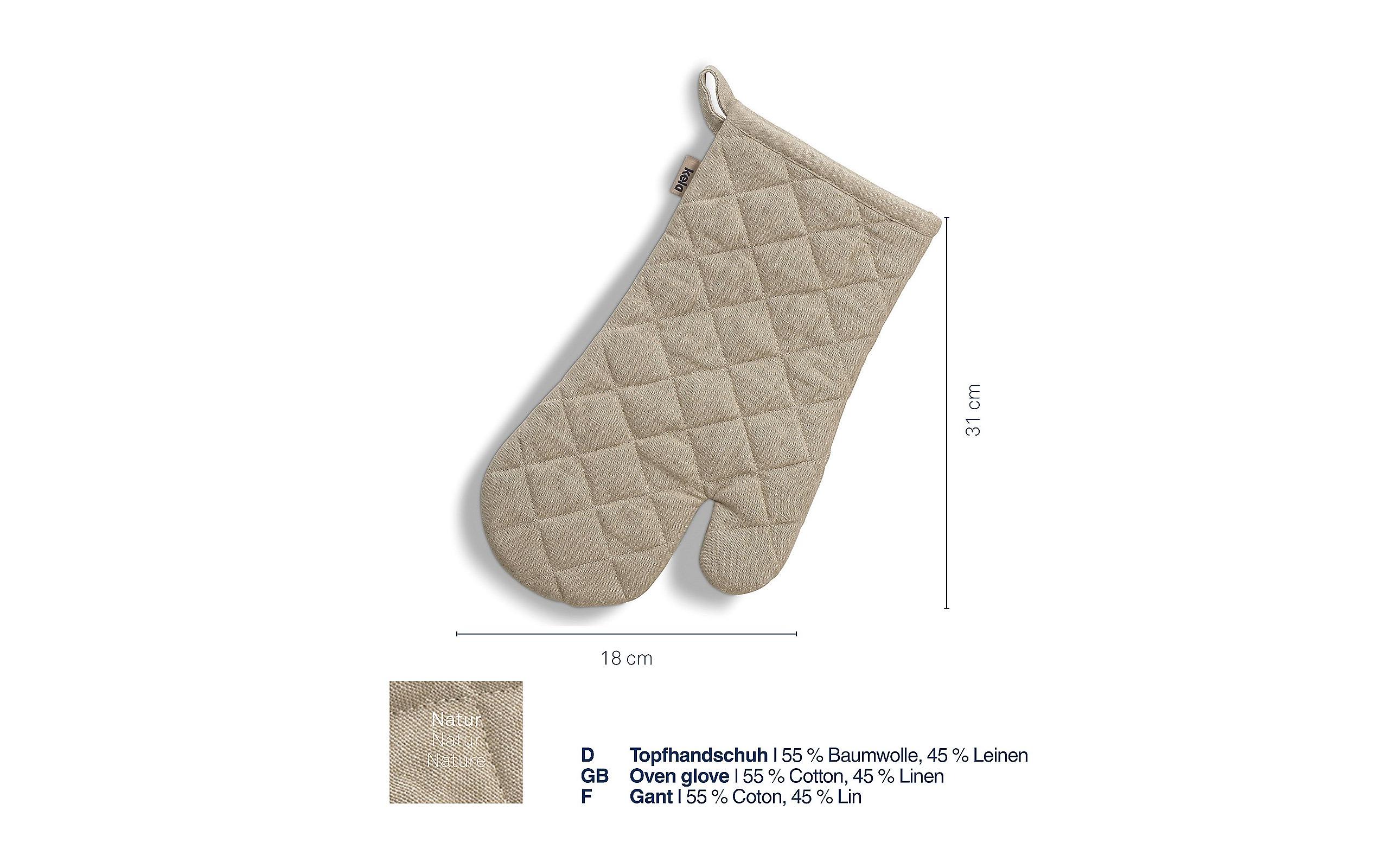 Kela Küchenhandschuh Puro Beige Kela Küchenhandschuh Puro Beige