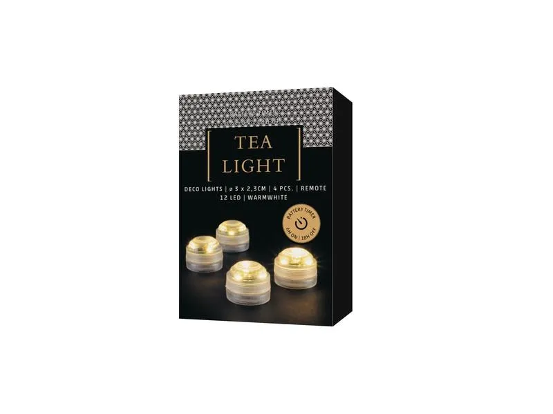 STT LED Teelichter Set Deko, 4 Stück STT LED Teelichter Set Deko, 4 Stück