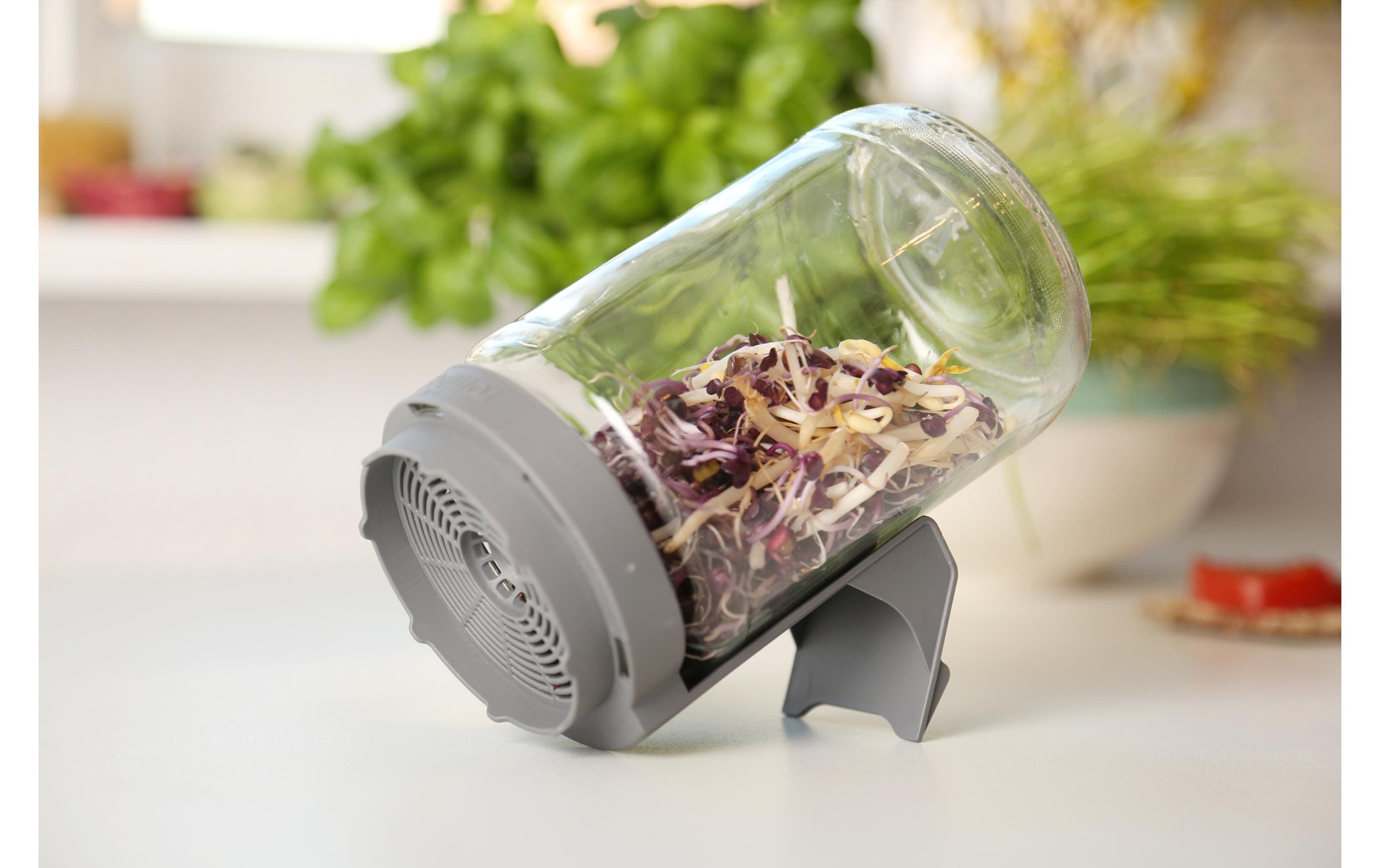 Romberg Sprossenglas mit Siebdeckel, 720 ml