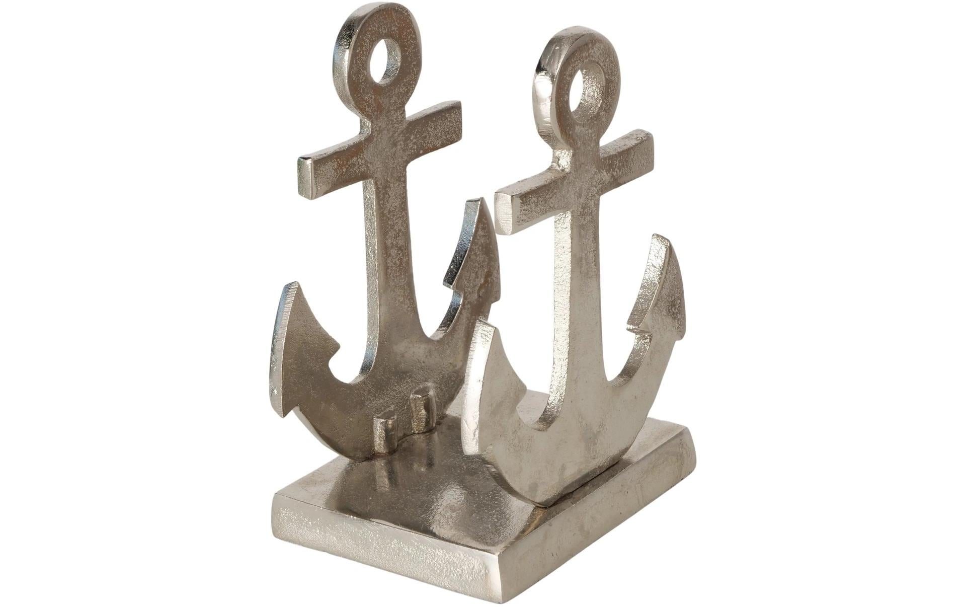 Boltze Serviettenhalter Anker, Silber