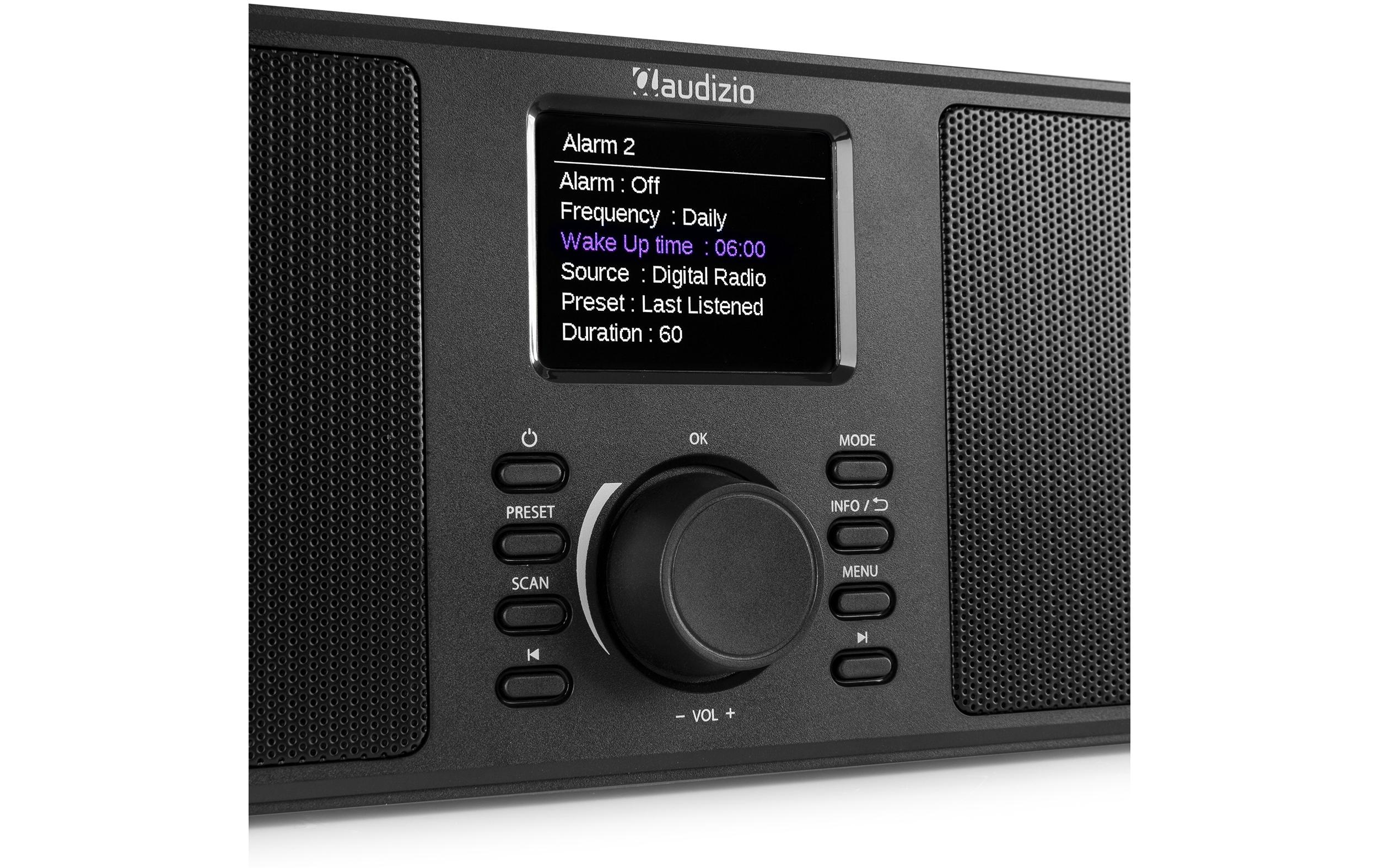 Audizio DAB+ Radio Monza Schwarz