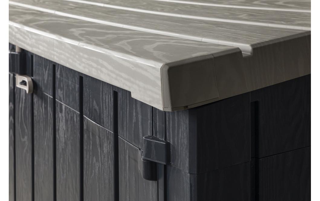 Toomax Gartenbox Stora way plus 2xl 2270 l Dunkelanthrazit/Warmgrau