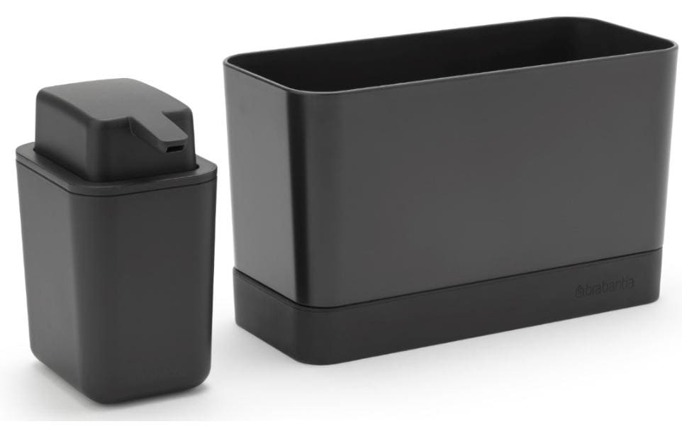 Brabantia Spültrog-Organizer Set, Dunkelgrau