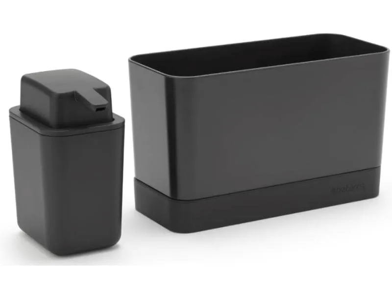 Brabantia Spültrog-Organizer Set, Dunkelgrau Brabantia Spültrog-Organizer Set, Dunkelgrau