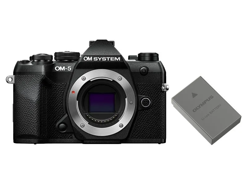 OM-System Fotokamera OM-5 II Body inkl. Akku Schwarz OM-System Fotokamera OM-5 II Body inkl. Akku Schwarz