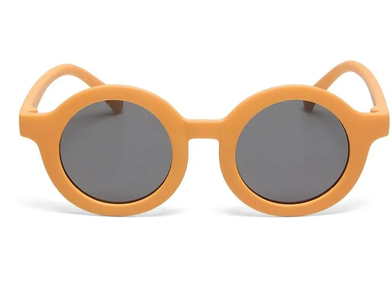OKKIA Kinder-Sonnenbrille Tondo 3-5 Jahre Yellow Sunset