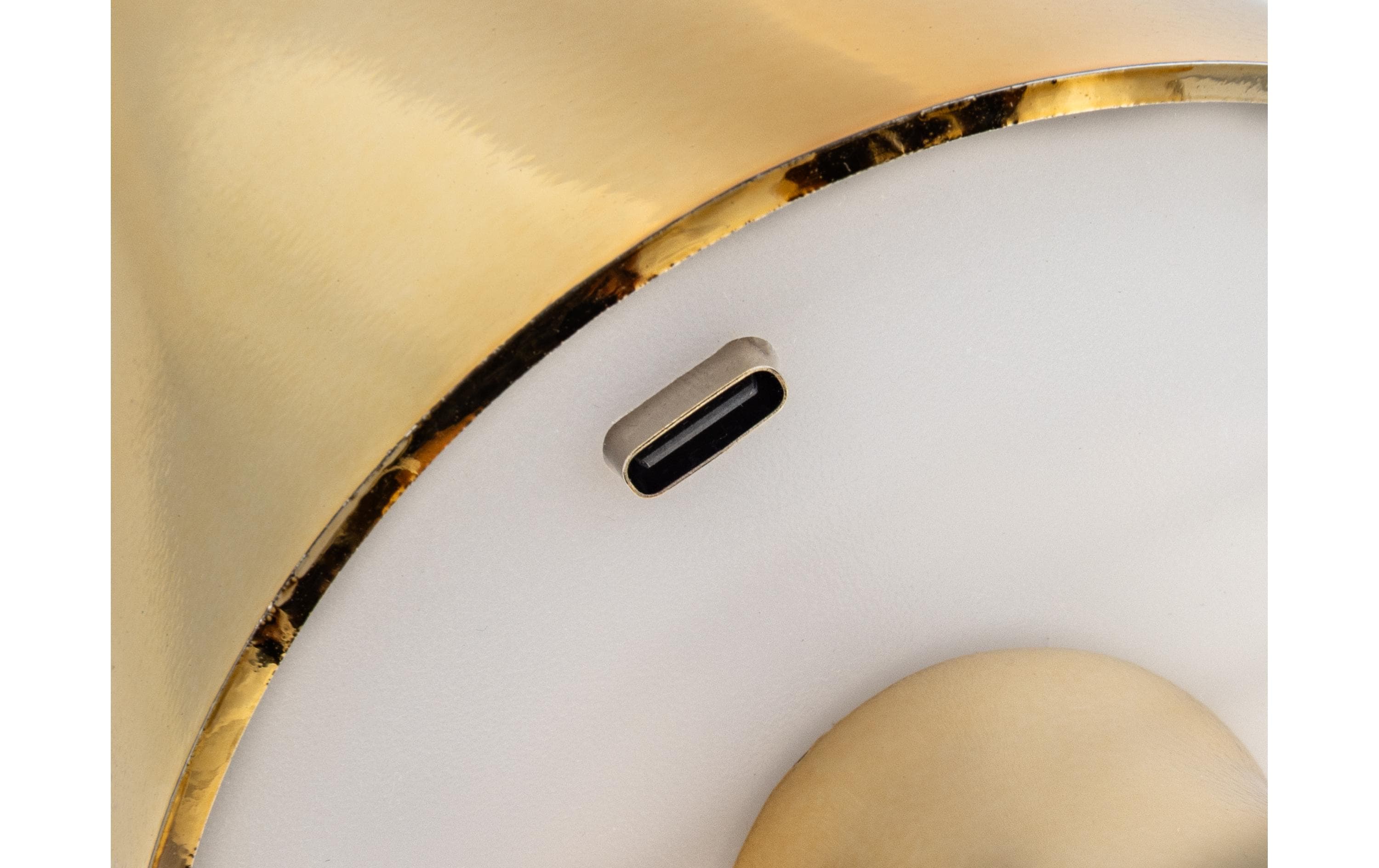 COCON Goldene Tischleuchte CAPTAIN