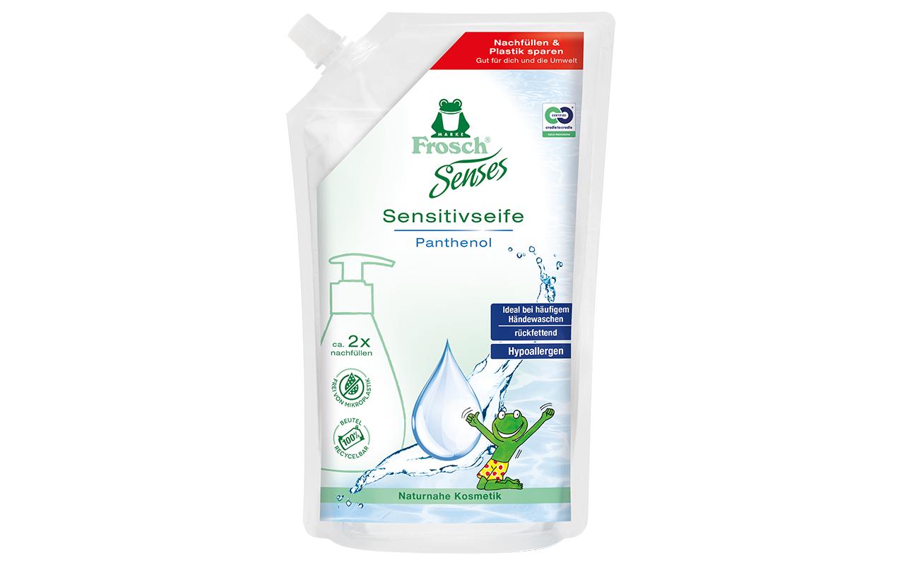 Frosch Handseife Sensitiv Nachfüllbeutel 500 ml Frosch Handseife Sensitiv Nachfüllbeutel 500 ml