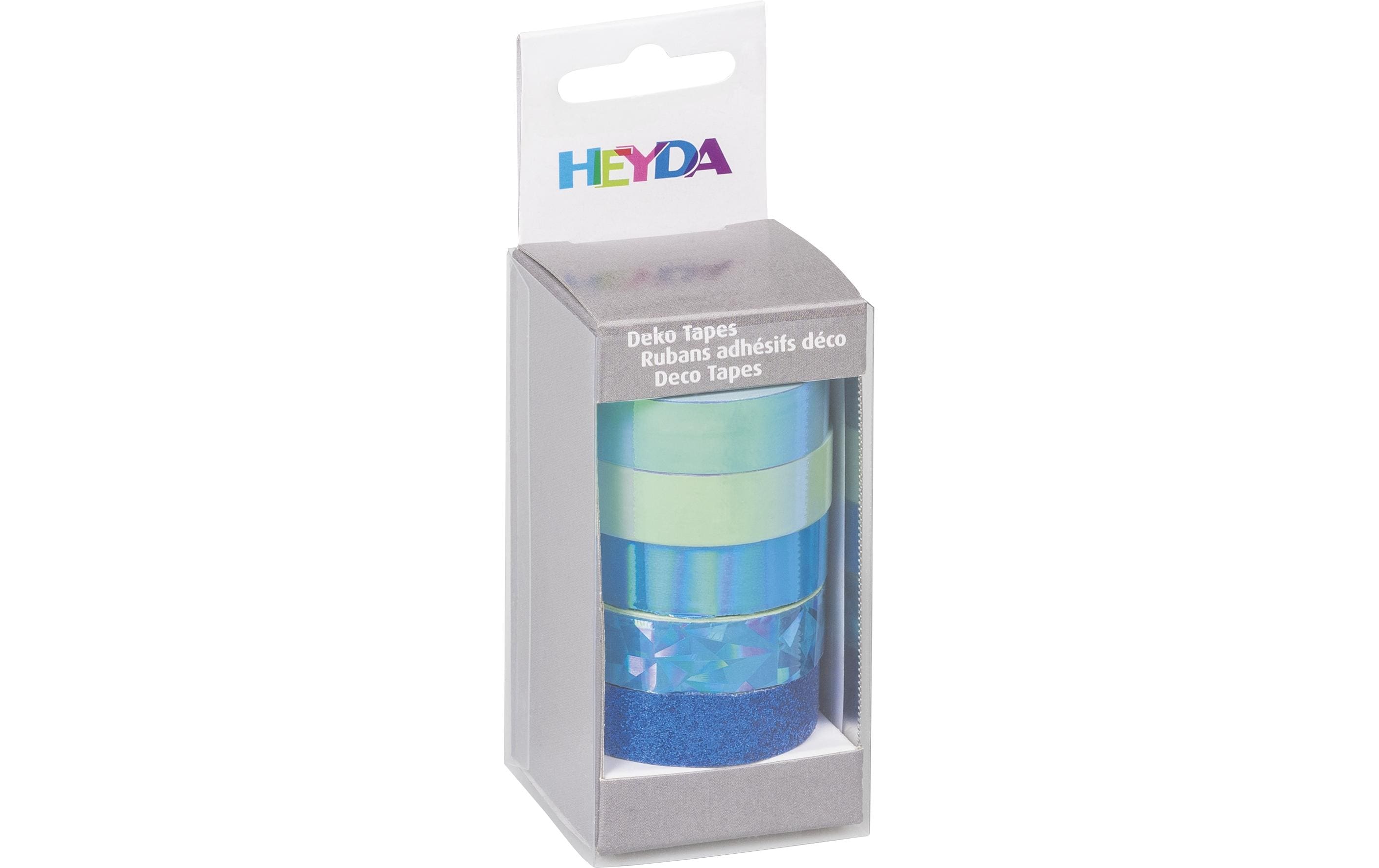 Heyda Washi Tape Effekt Mix Basic Blau Heyda Washi Tape Effekt Mix Basic Blau