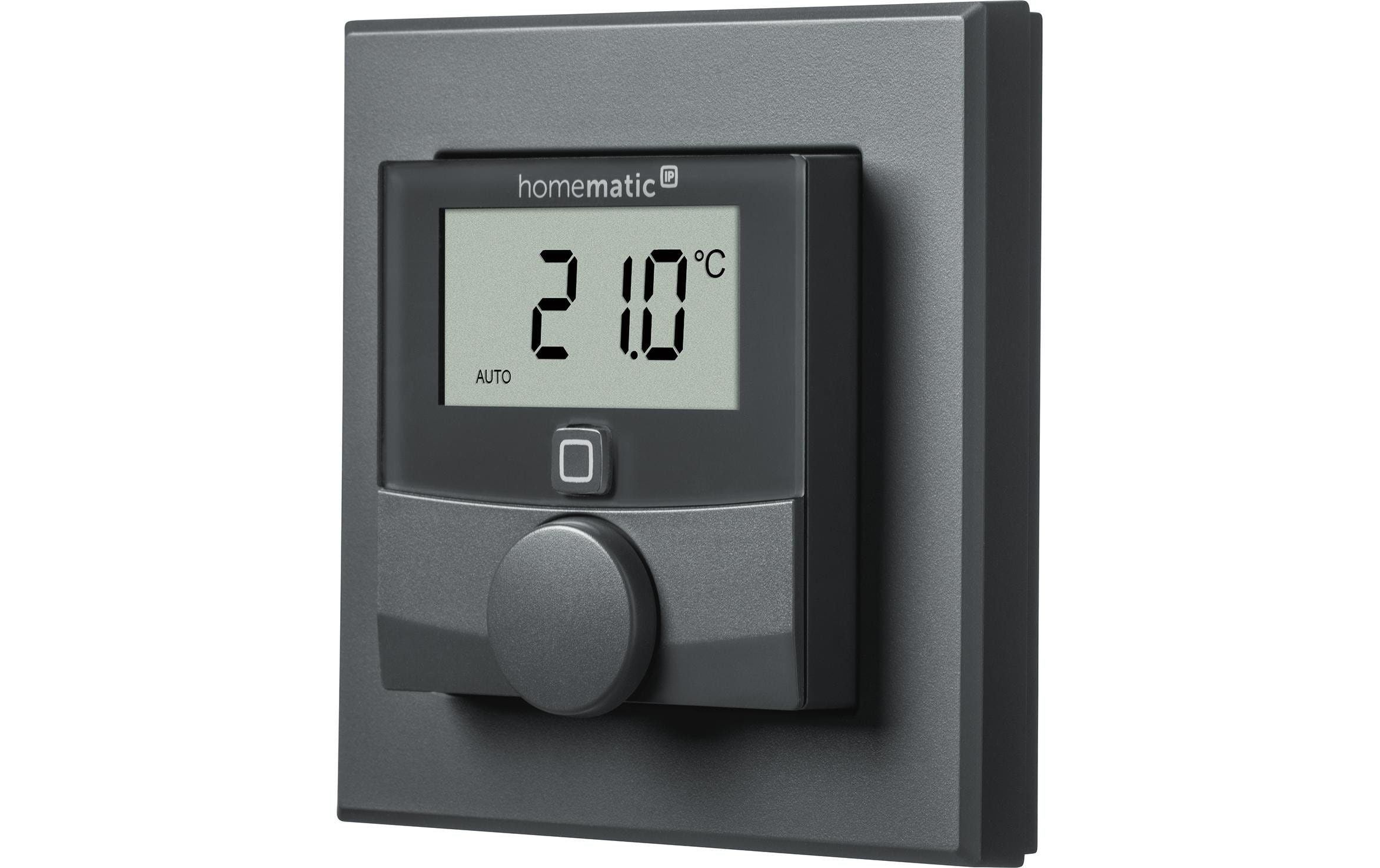 Homematic IP Funk-Thermostataktor Anthrazit