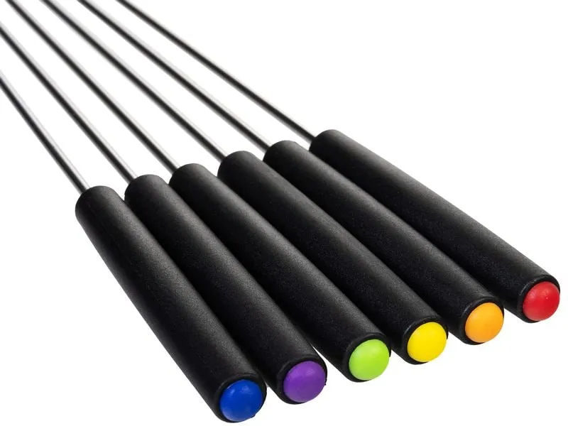FURBER Fondue-Set Alpy 9 Teile, Schwarz/Weiss FURBER Fondue-Set Alpy 9 Teile, Schwarz/Weiss