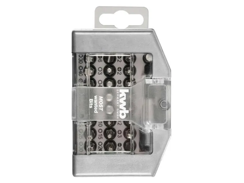 kwb Bit-Set MOST WANTED mit Gürtelclip, 32-teilig kwb Bit-Set MOST WANTED mit Gürtelclip, 32-teilig