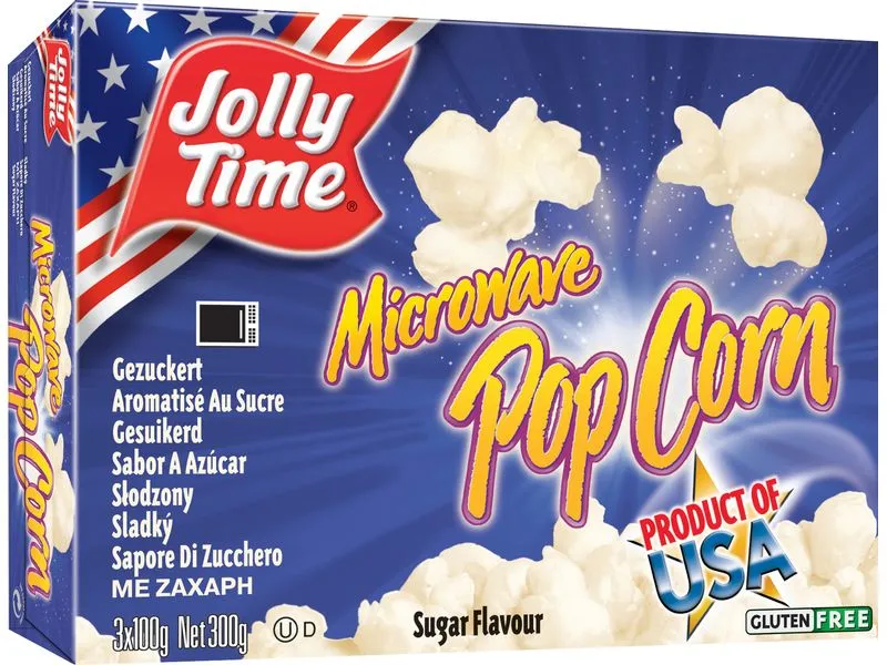 Jolly Time Pop Corn Zucker 3 x 100 g Jolly Time Pop Corn Zucker 3 x 100 g
