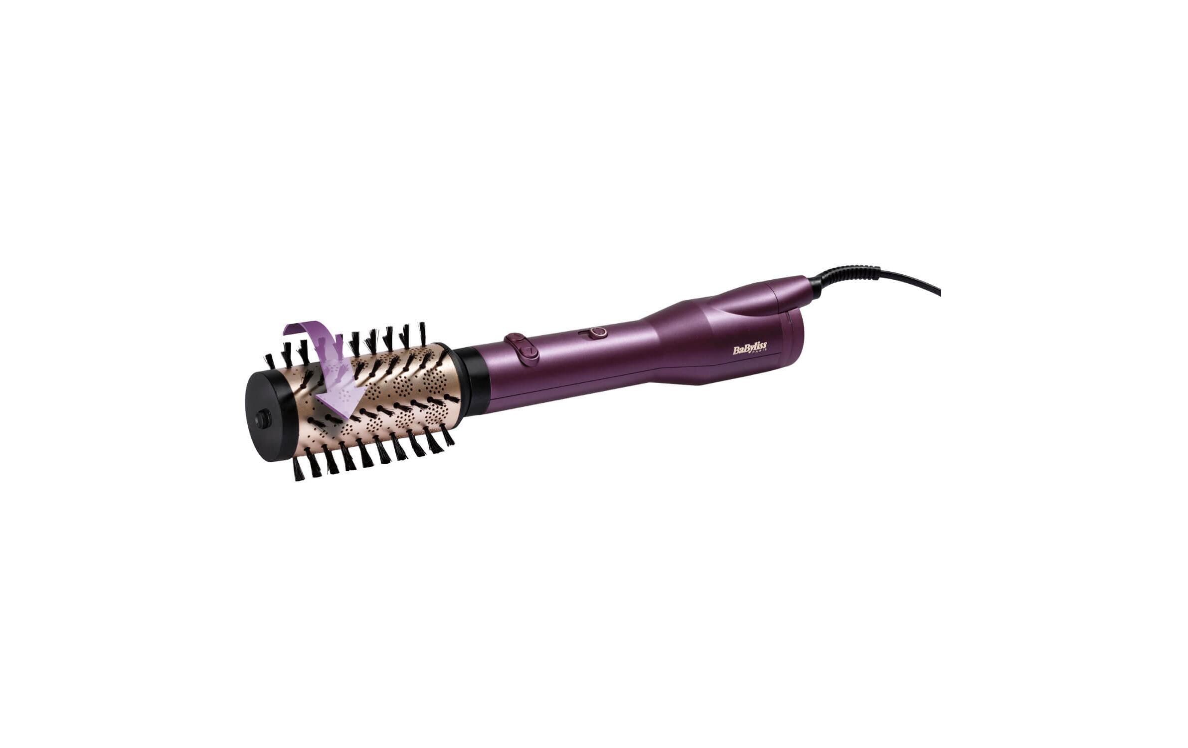 Babyliss Big Hair Dual Rotationsbürste Ionen-Technologie Rosa Schwarz