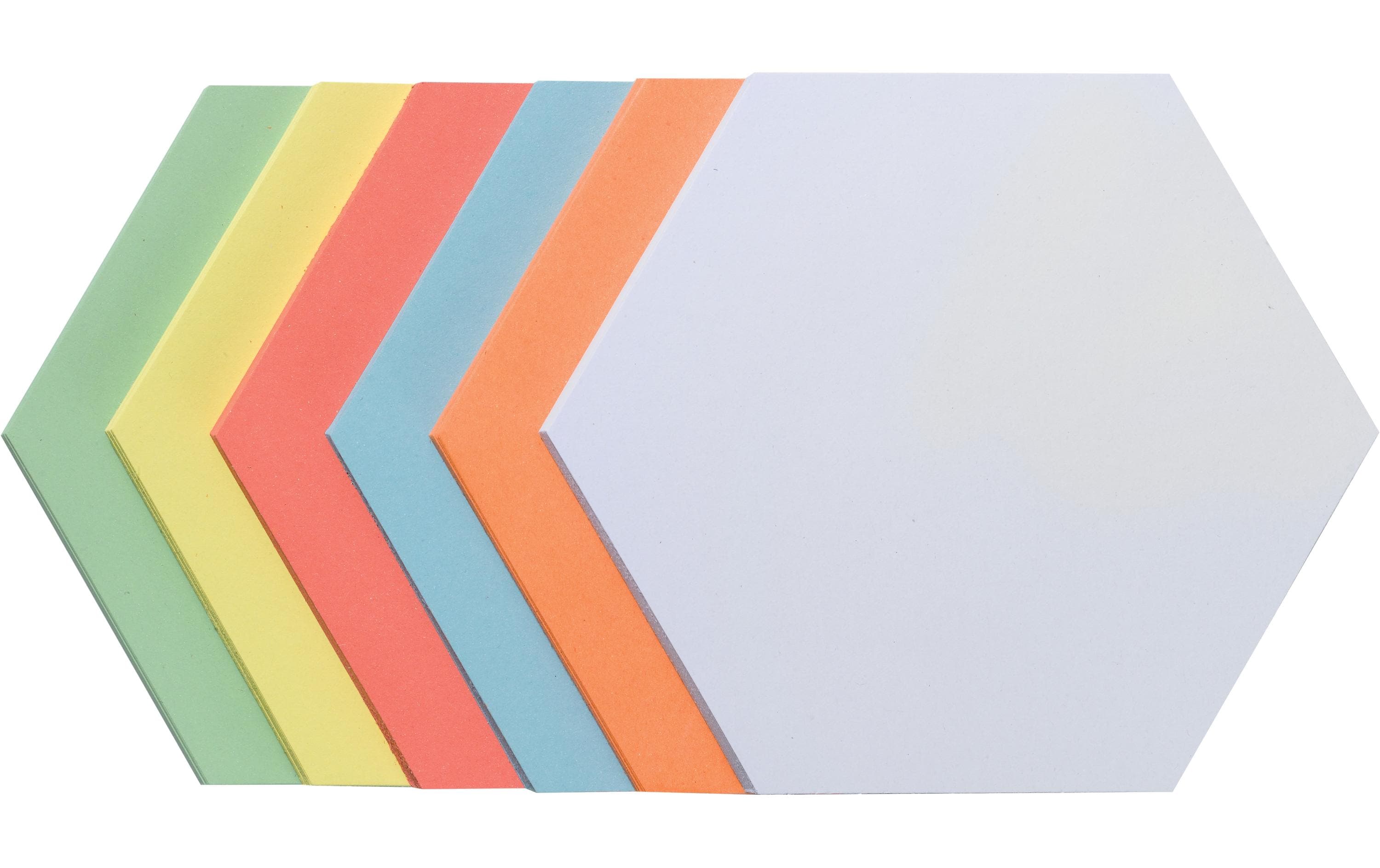 Franken Moderationskarten Wabe 19 x 16.5 cm, Sortiert, 250 Stück