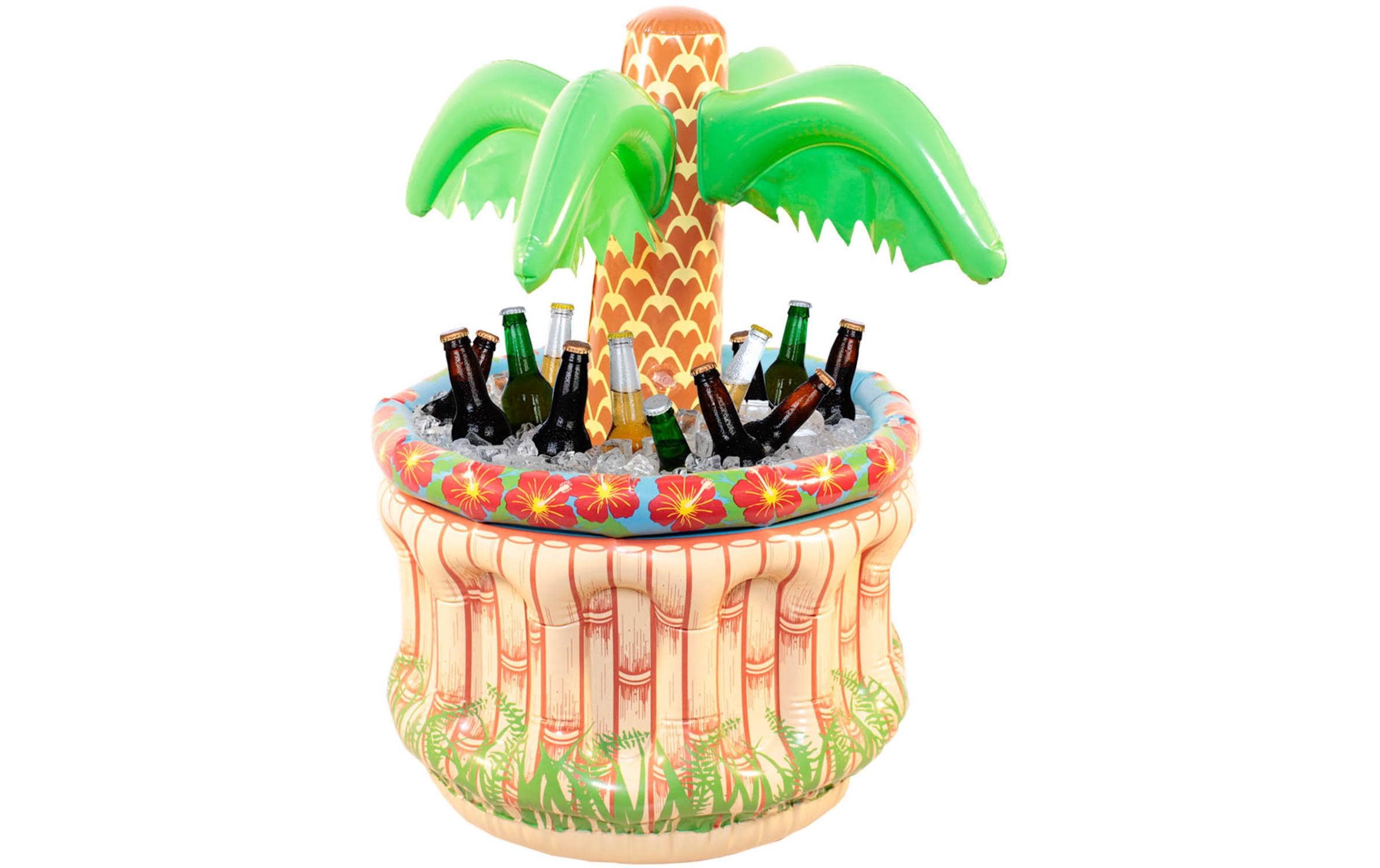 Folat Aufblasbares Accessoire Palme zum Kühlen Mehrfarbig