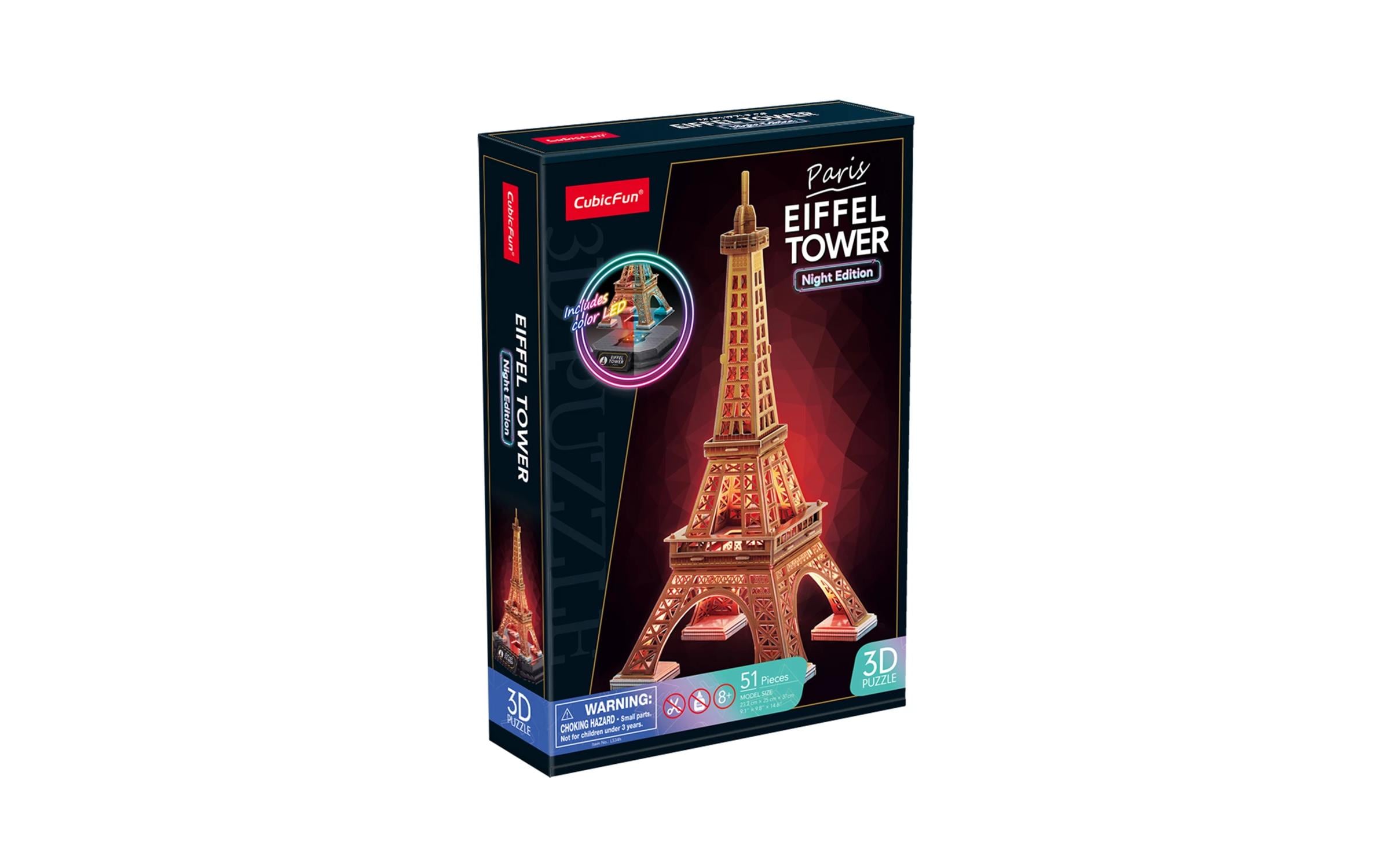CubicFun 3D Puzzle Eiffelturm LED 51 Teile