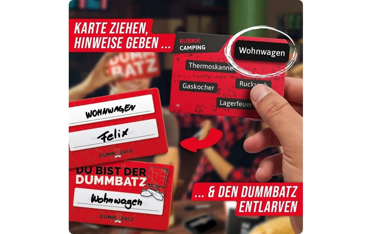 Denkriesen Partyspiel Dummbatz – Partyfieber Nr. 3 Denkriesen Partyspiel Dummbatz – Partyfieber Nr. 3
