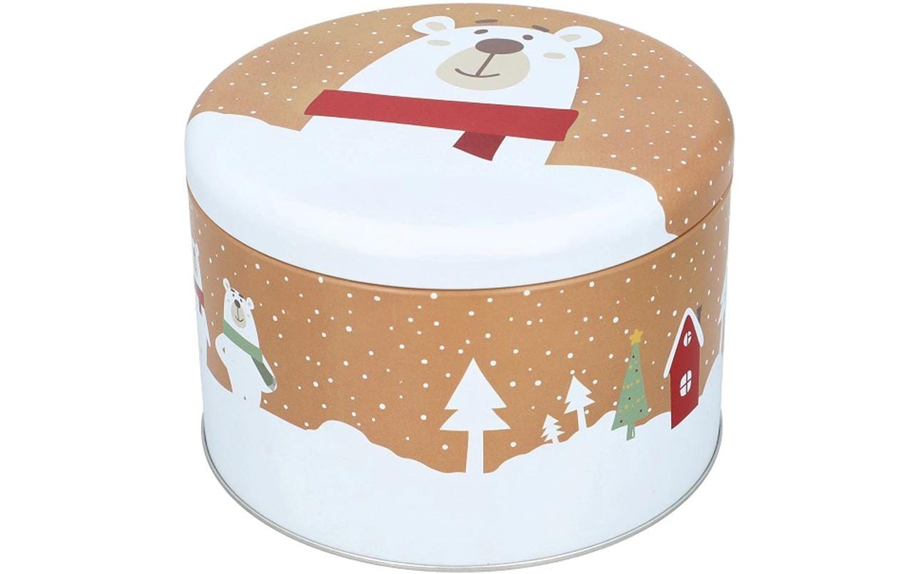 RBV Birkmann Guetzli-Dose Christmas Animals 2-teilig LØ15 cm, XLØ18 cm