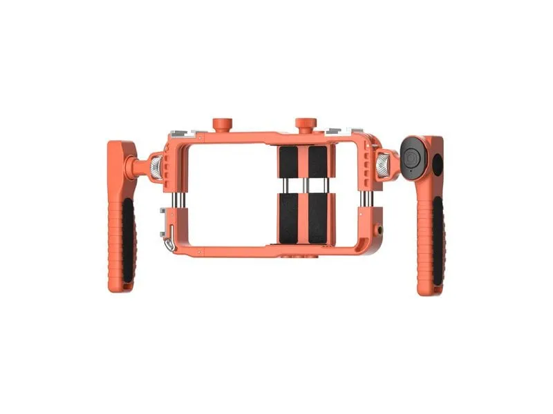 4smarts Universelles Smartphone-Video-Rig mit Fernauslöser, orange