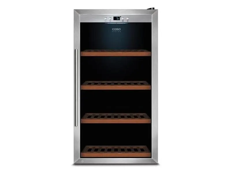 Caso Weinkühlschrank WineSafe 75 Silber, Rechts Caso Weinkühlschrank WineSafe 75 Silber, Rechts