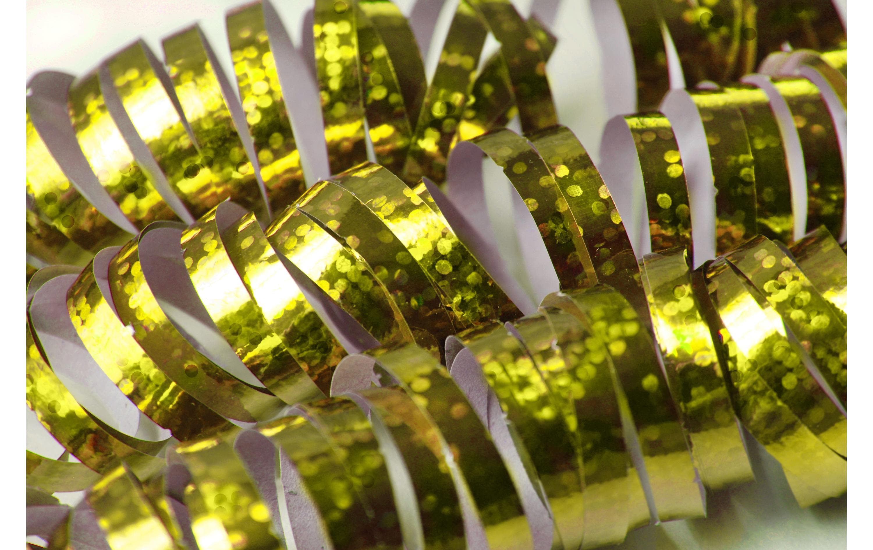 Partydeco Luftschlangen 3.8 m, Gold